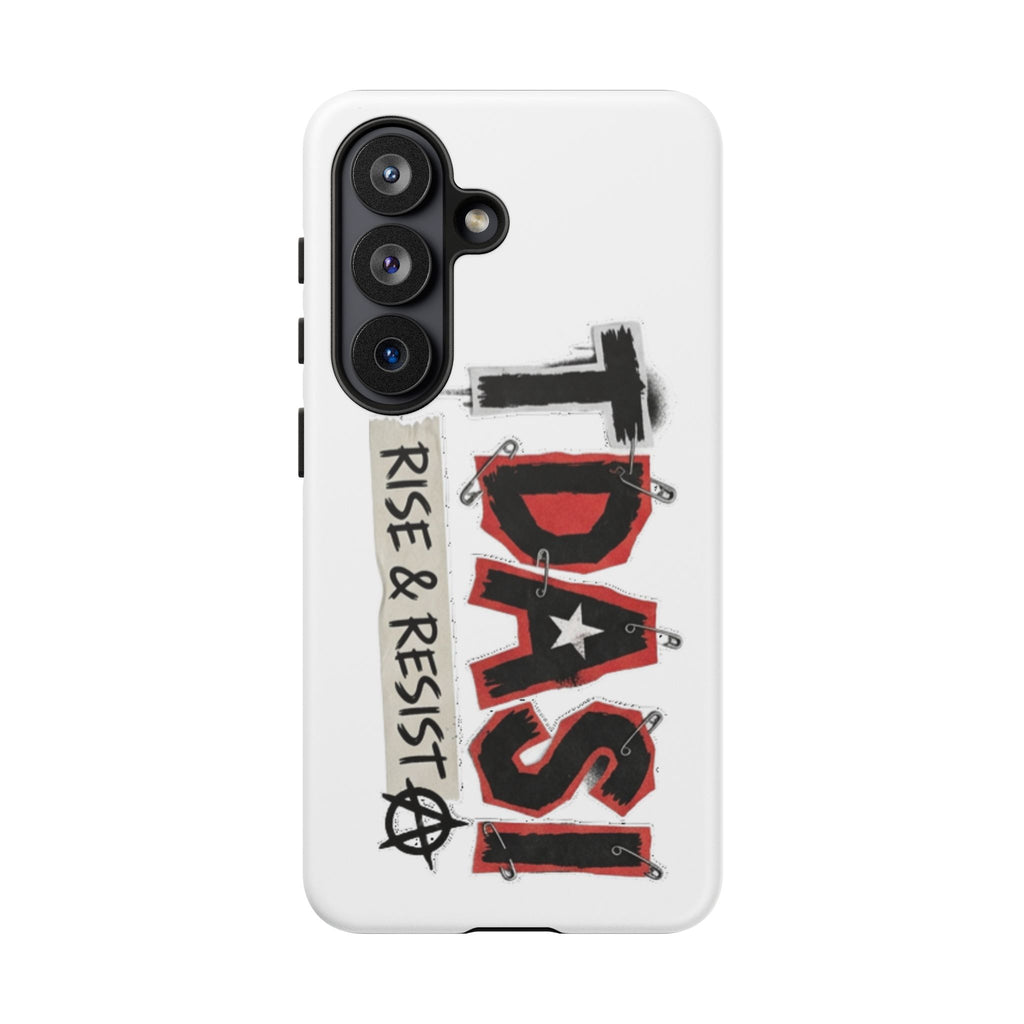Tough Cases Phone Case – “TDASI Rise & Resist” Punk Graphic Protective Cover