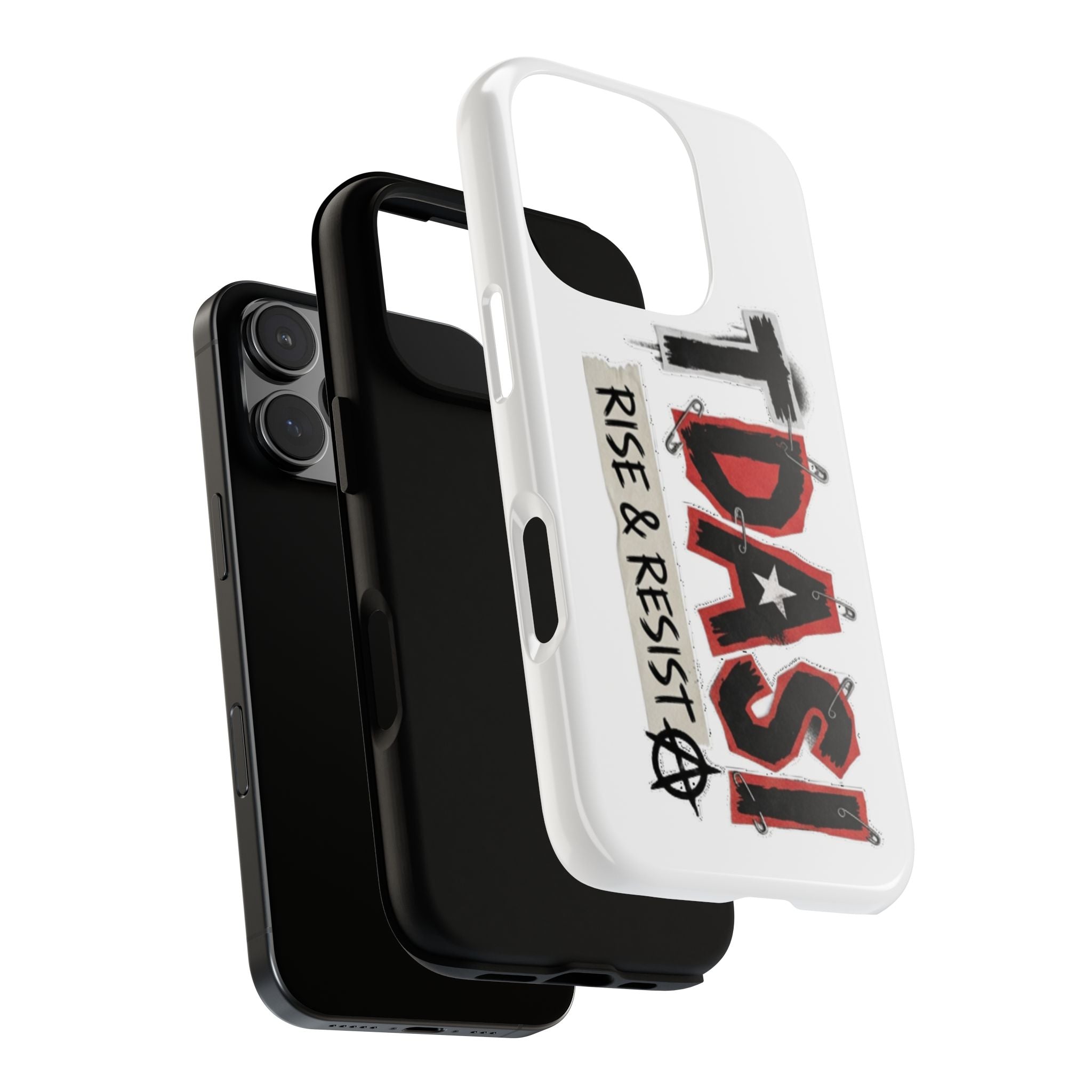 Tough Cases Phone Case – “TDASI Rise & Resist” Punk Graphic Protective Cover
