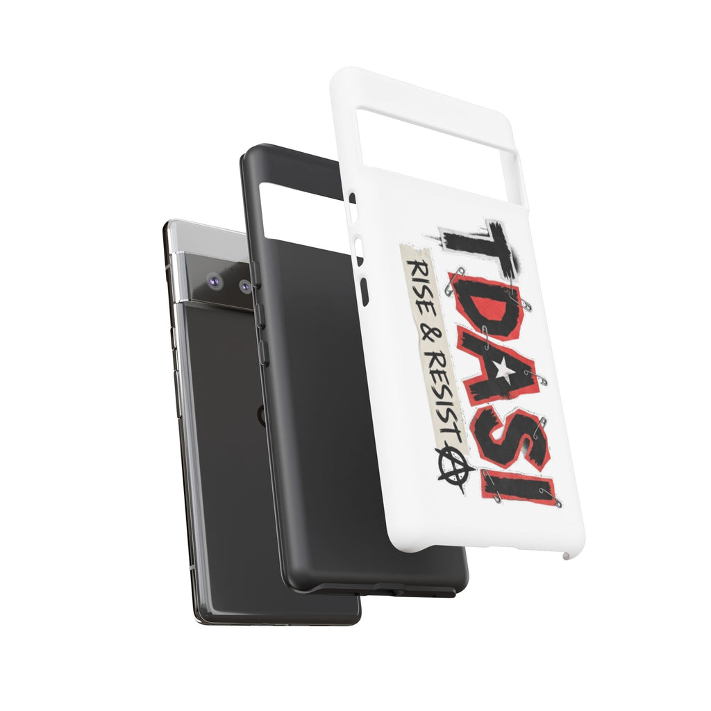 Tough Cases Phone Case – “TDASI Rise & Resist” Punk Graphic Protective Cover