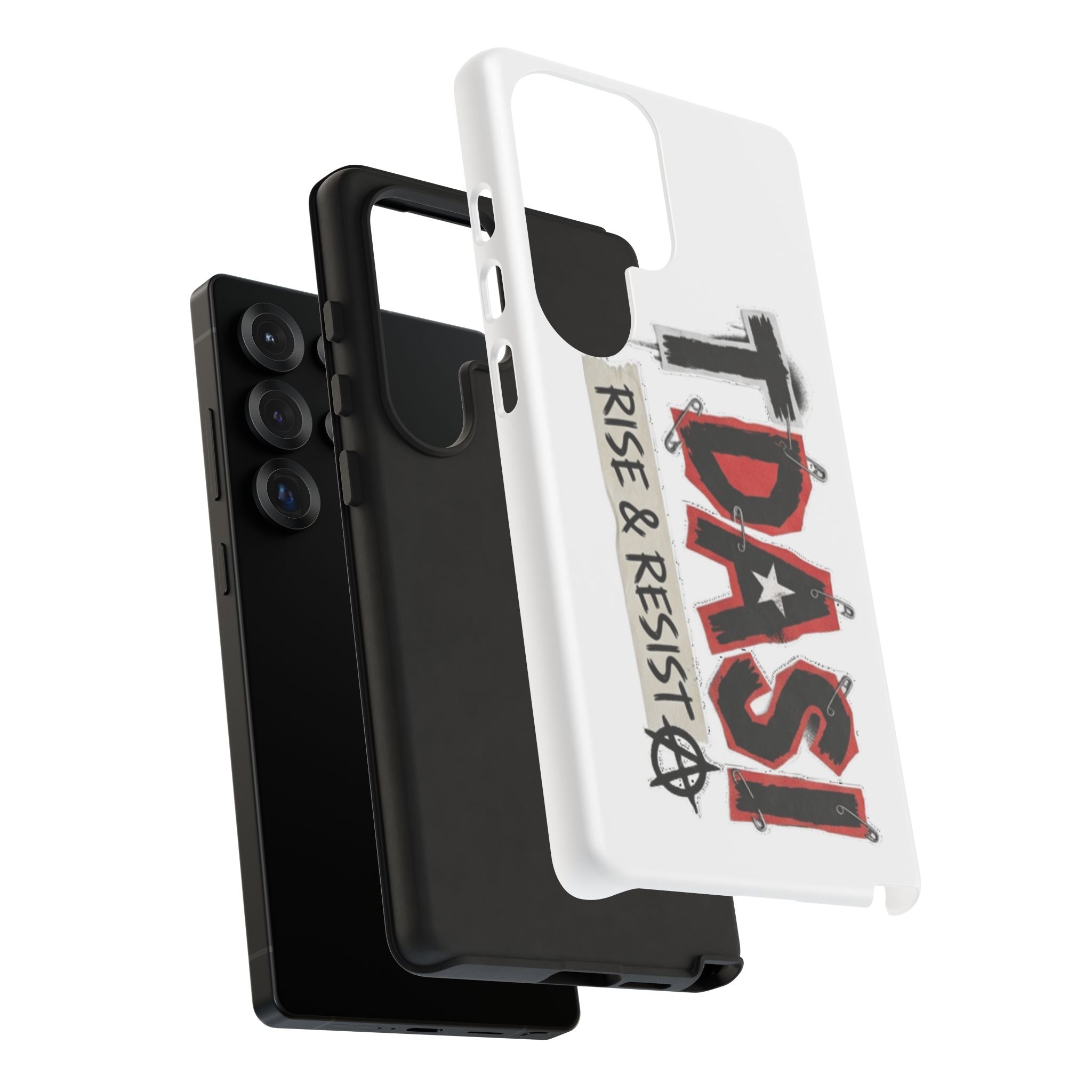 Tough Cases Phone Case – “TDASI Rise & Resist” Punk Graphic Protective Cover