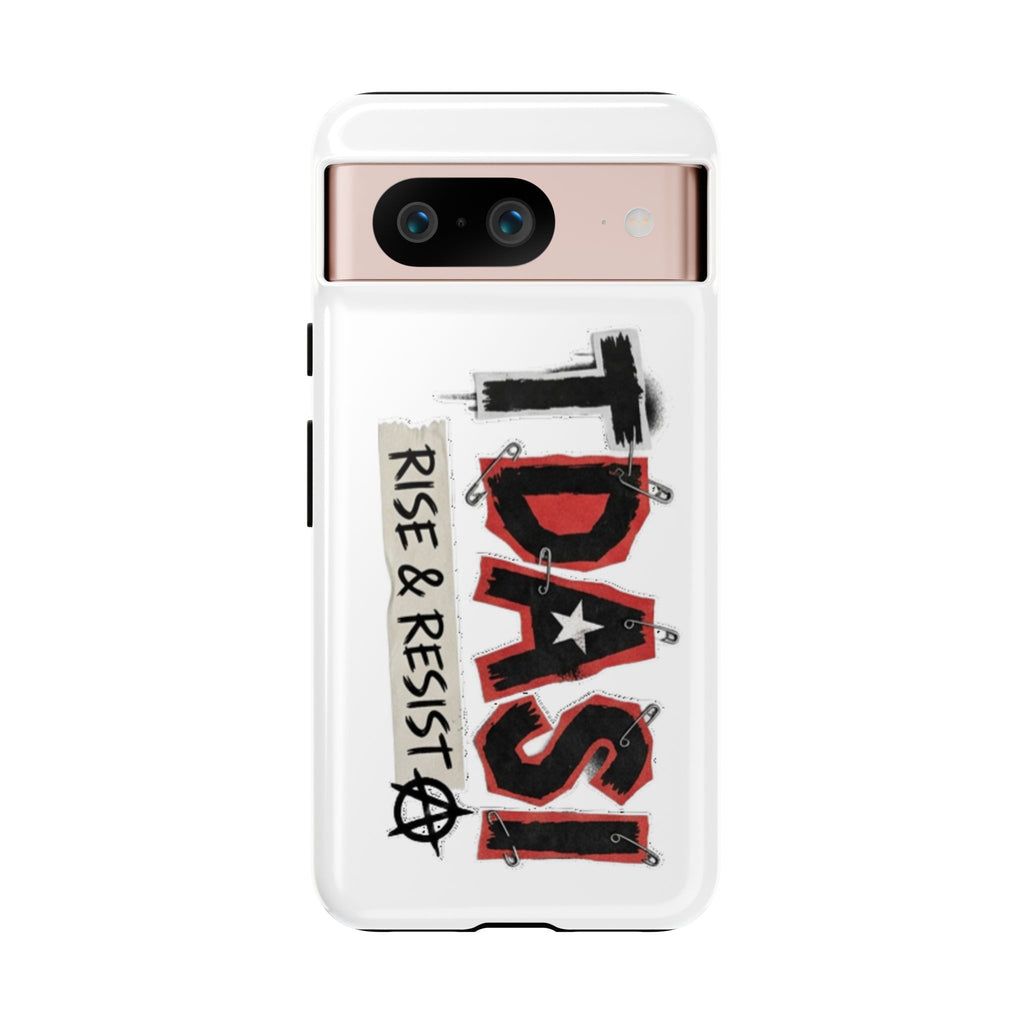 Tough Cases Phone Case – “TDASI Rise & Resist” Punk Graphic Protective Cover