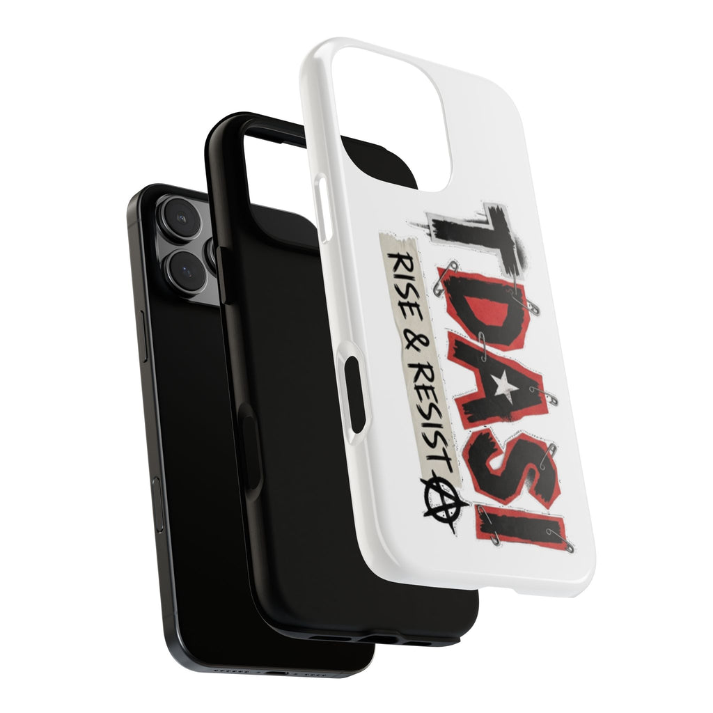 Tough Cases Phone Case – “TDASI Rise & Resist” Punk Graphic Protective Cover