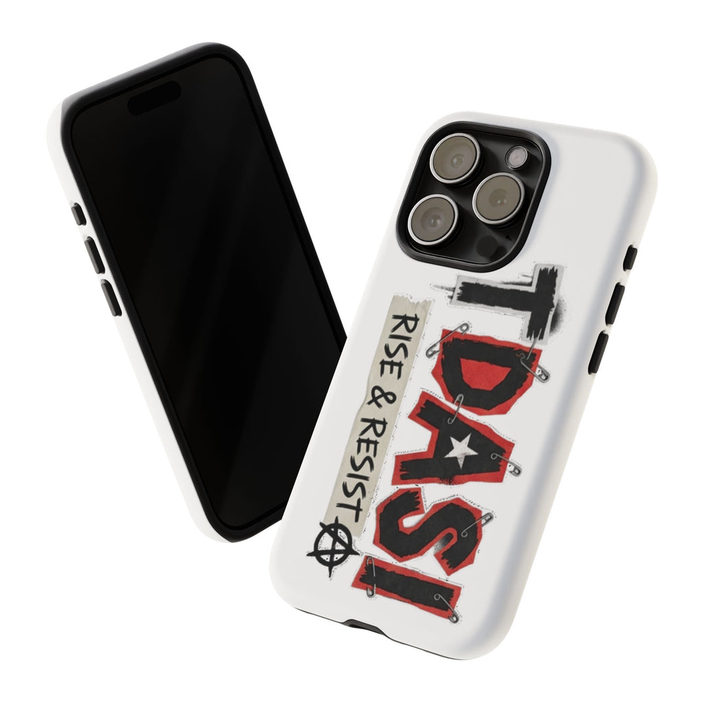 Tough Cases Phone Case – “TDASI Rise & Resist” Punk Graphic Protective Cover