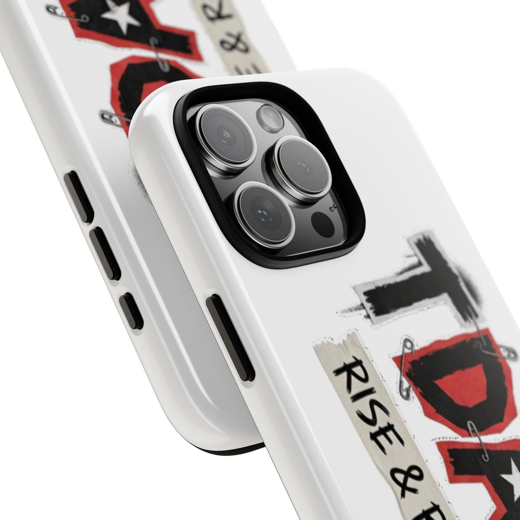 Tough Cases Phone Case – “TDASI Rise & Resist” Punk Graphic Protective Cover