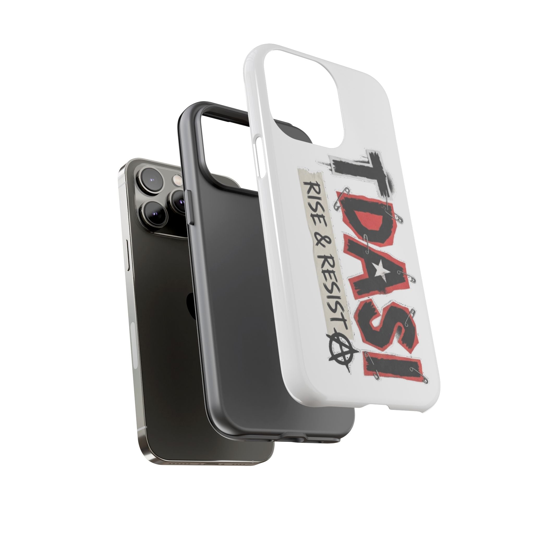 Tough Cases Phone Case – “TDASI Rise & Resist” Punk Graphic Protective Cover