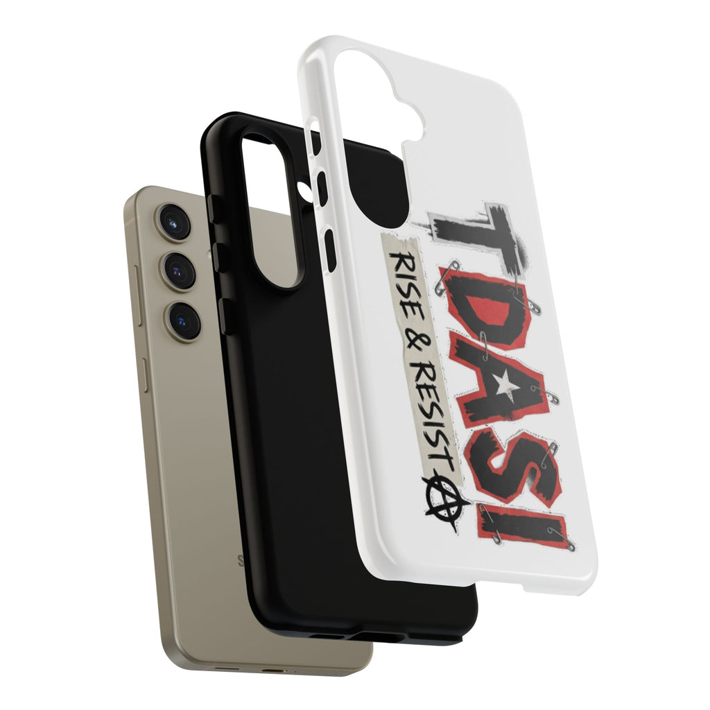 Tough Cases Phone Case – “TDASI Rise & Resist” Punk Graphic Protective Cover