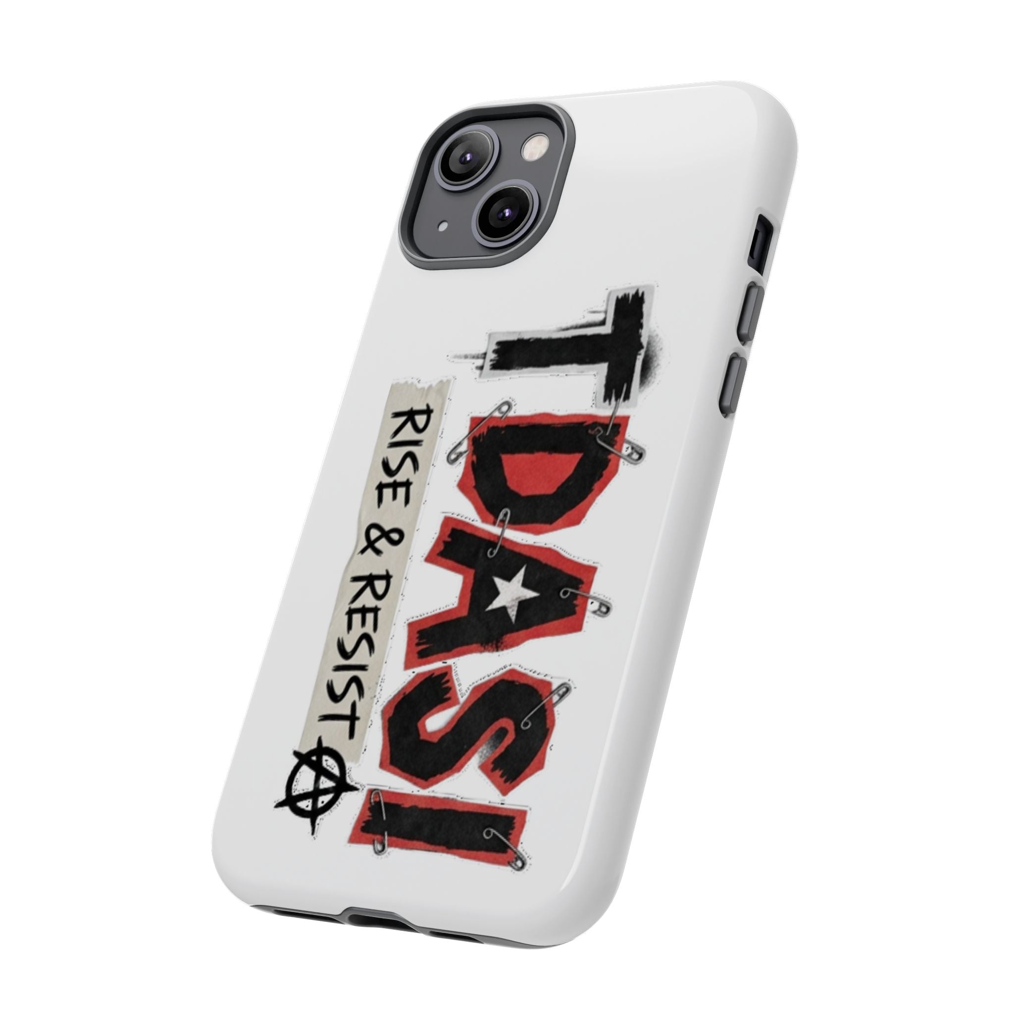 Tough Cases Phone Case – “TDASI Rise & Resist” Punk Graphic Protective Cover