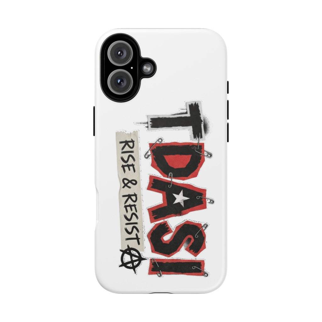 Tough Cases Phone Case – “TDASI Rise & Resist” Punk Graphic Protective Cover