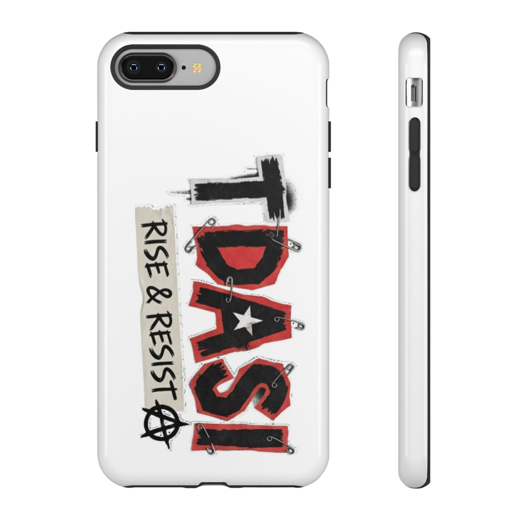 Tough Cases Phone Case – “TDASI Rise & Resist” Punk Graphic Protective Cover