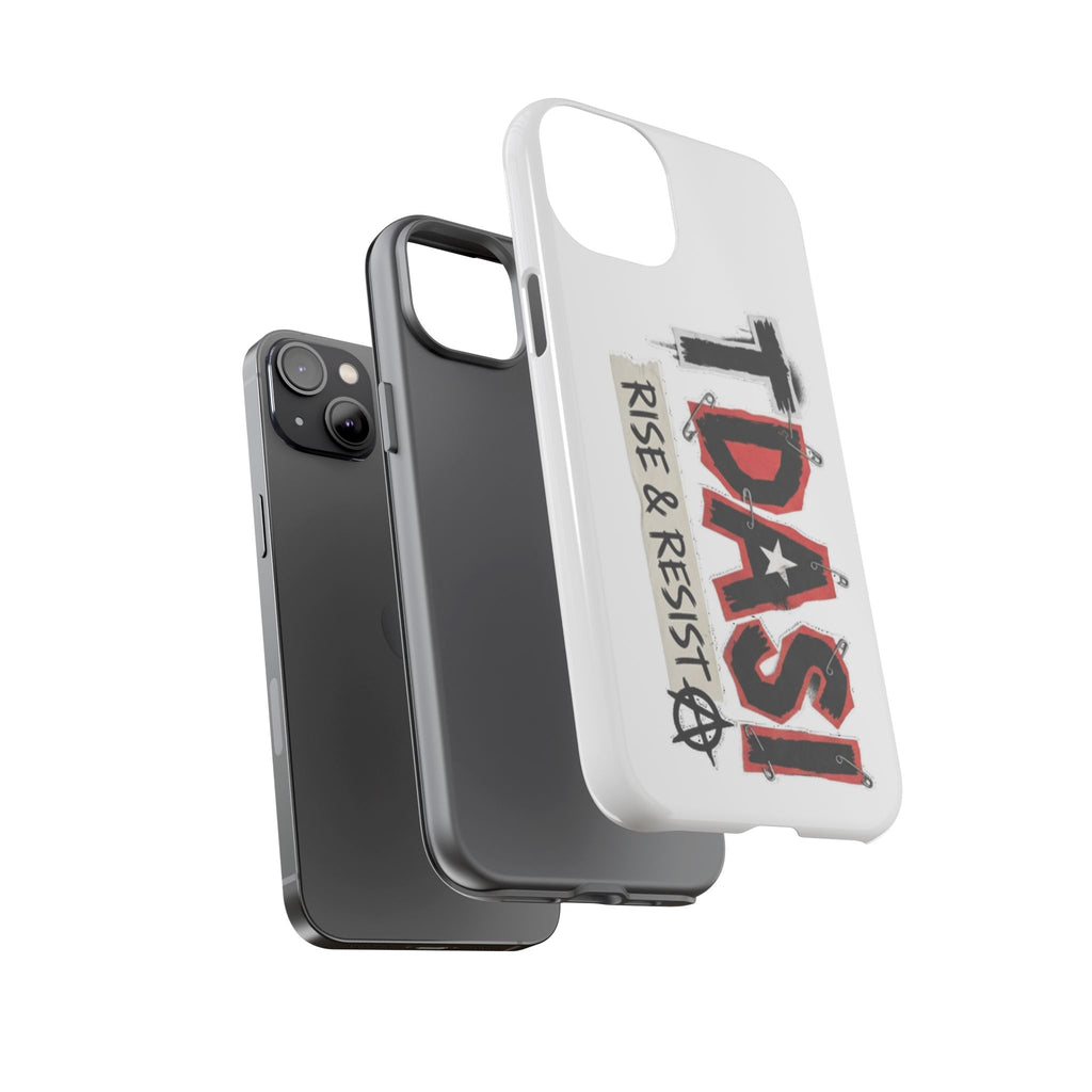 Tough Cases Phone Case – “TDASI Rise & Resist” Punk Graphic Protective Cover