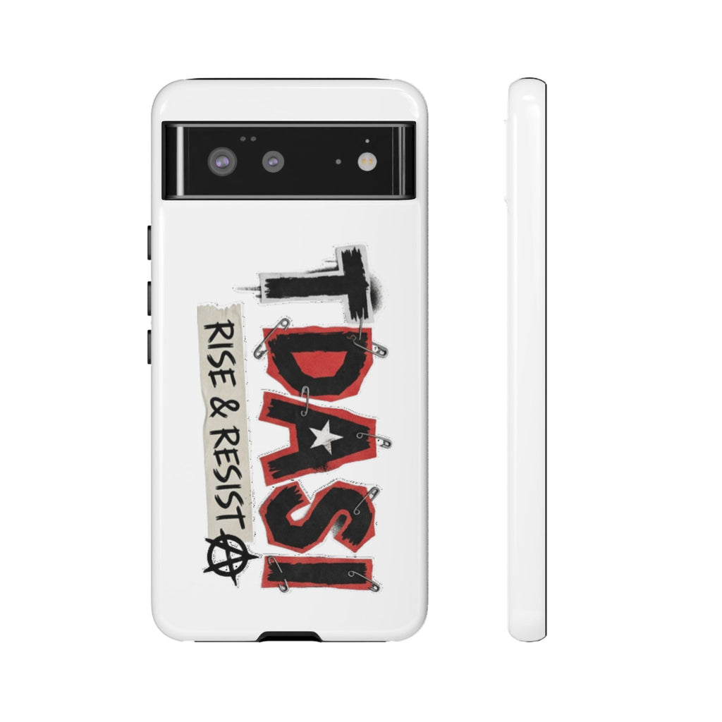 Tough Cases Phone Case – “TDASI Rise & Resist” Punk Graphic Protective Cover