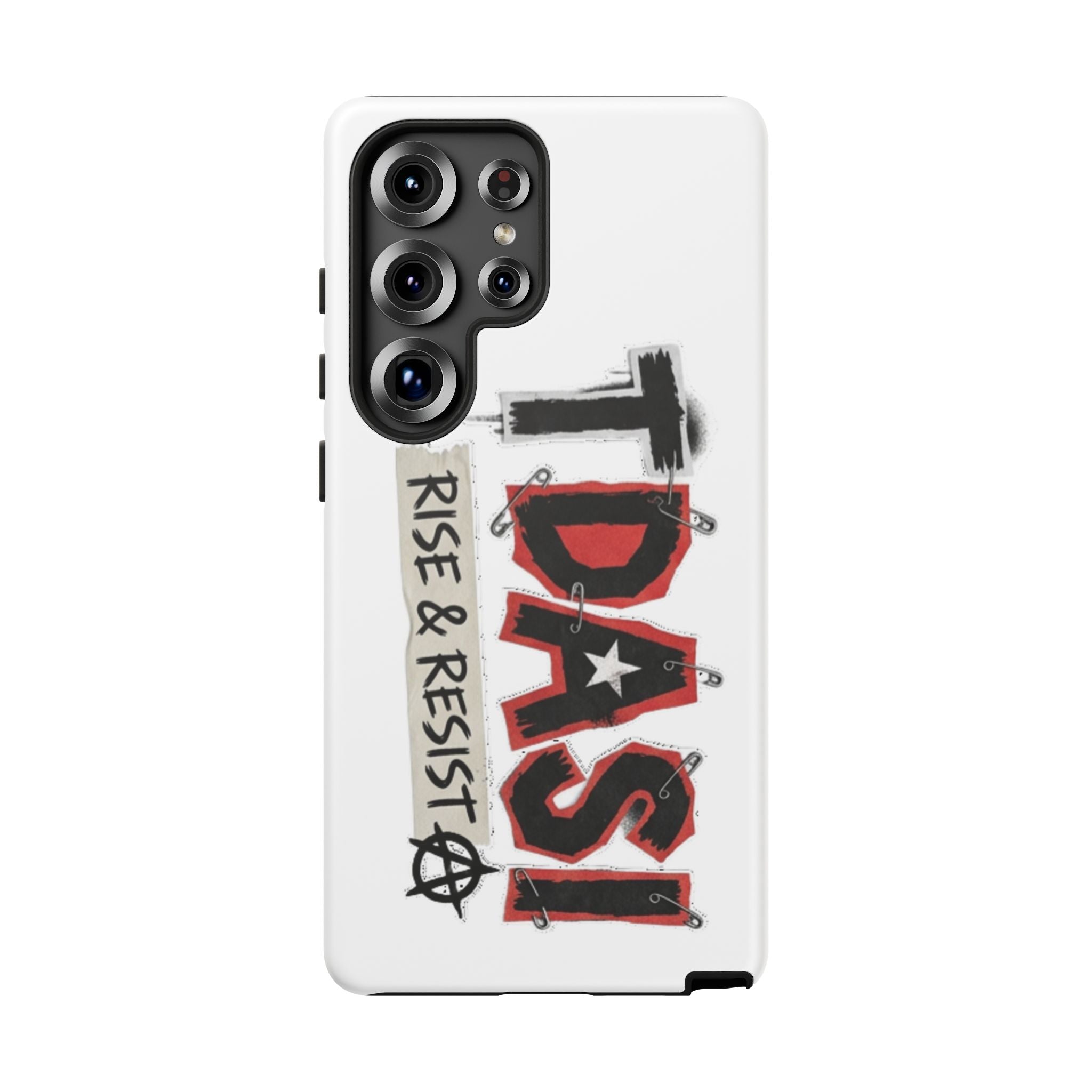 Tough Cases Phone Case – “TDASI Rise & Resist” Punk Graphic Protective Cover