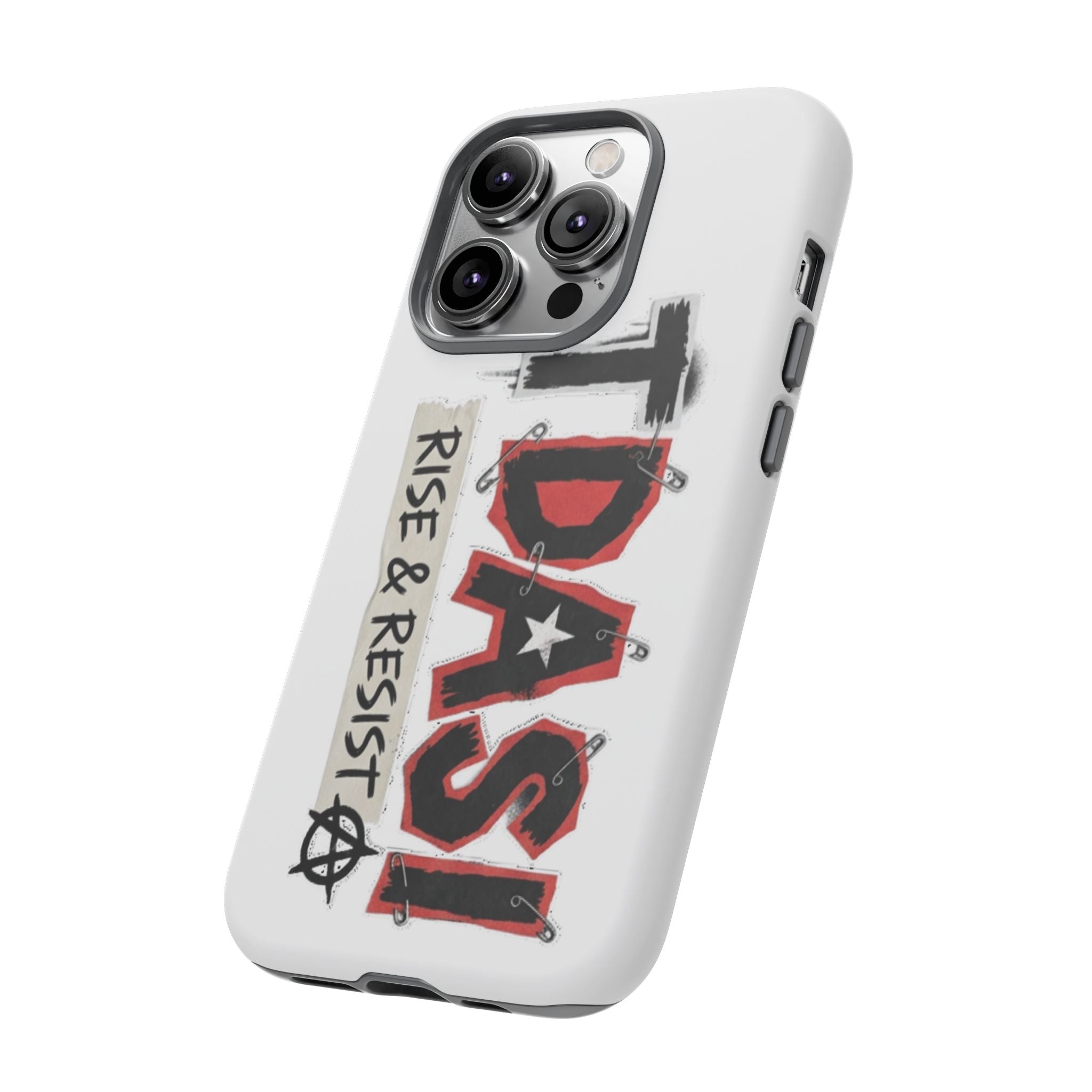 Tough Cases Phone Case – “TDASI Rise & Resist” Punk Graphic Protective Cover