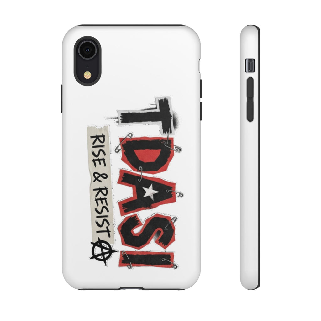 Tough Cases Phone Case – “TDASI Rise & Resist” Punk Graphic Protective Cover