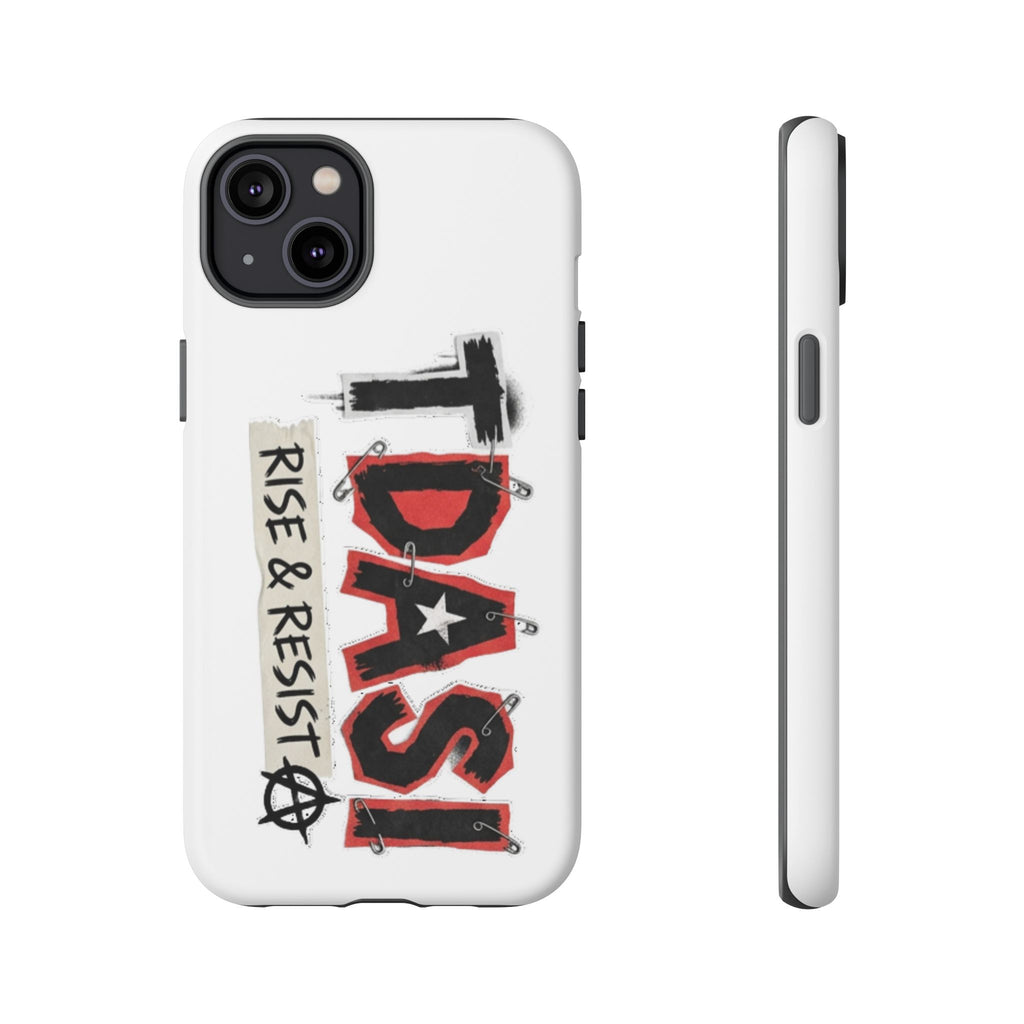 Tough Cases Phone Case – “TDASI Rise & Resist” Punk Graphic Protective Cover