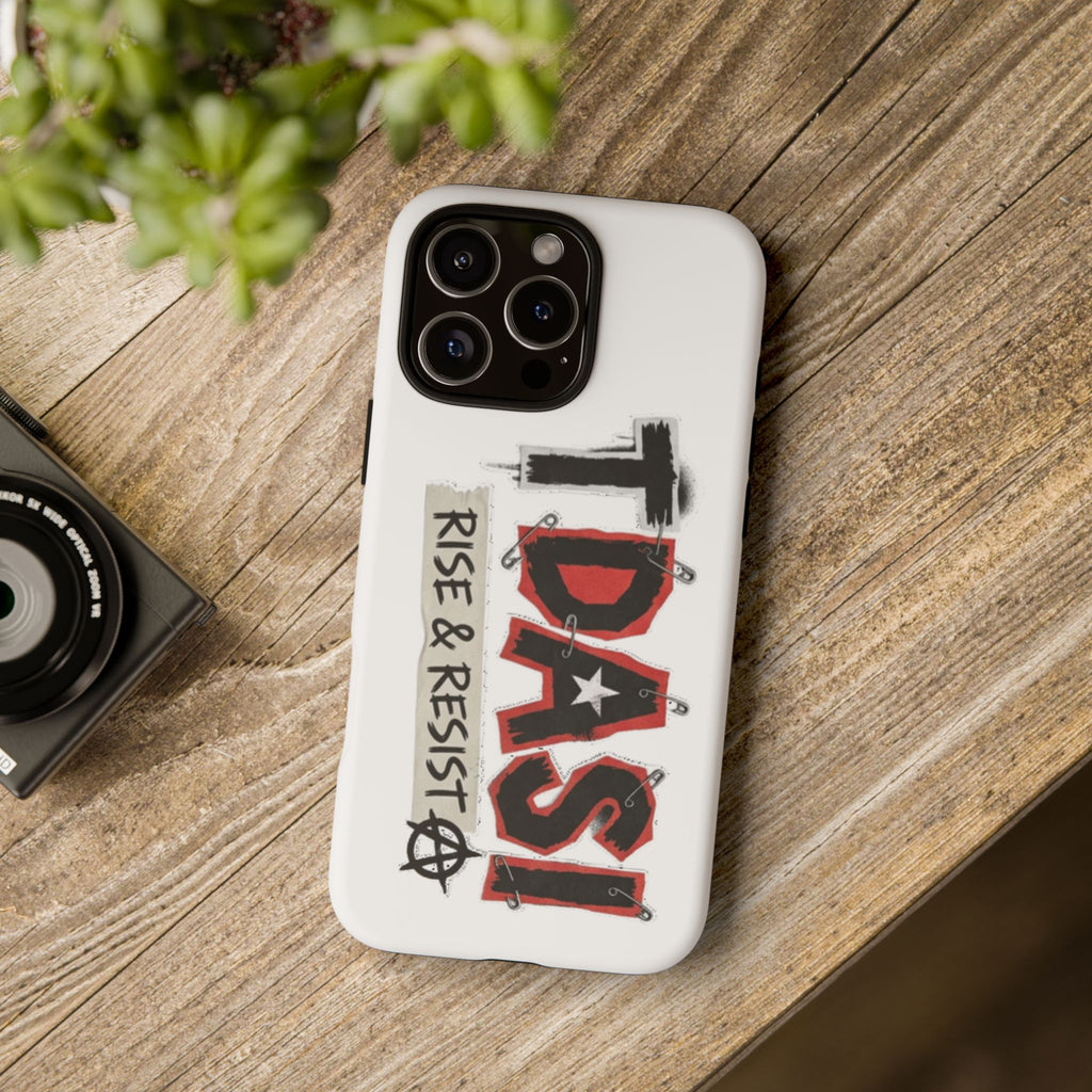 Tough Cases Phone Case – “TDASI Rise & Resist” Punk Graphic Protective Cover