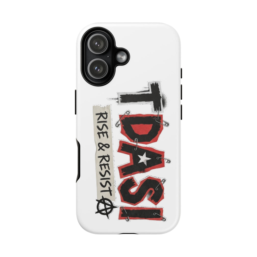 Tough Cases Phone Case – “TDASI Rise & Resist” Punk Graphic Protective Cover