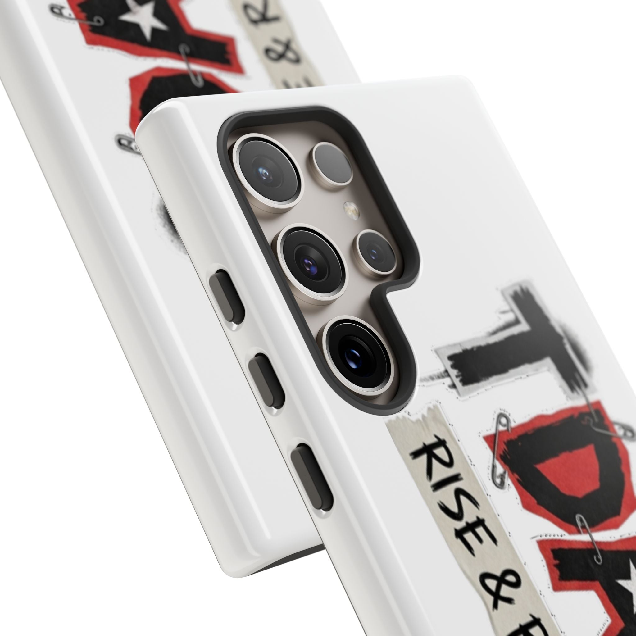 Tough Cases Phone Case – “TDASI Rise & Resist” Punk Graphic Protective Cover
