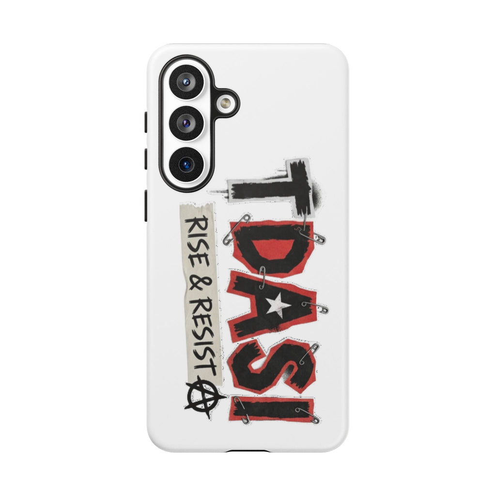 Tough Cases Phone Case – “TDASI Rise & Resist” Punk Graphic Protective Cover