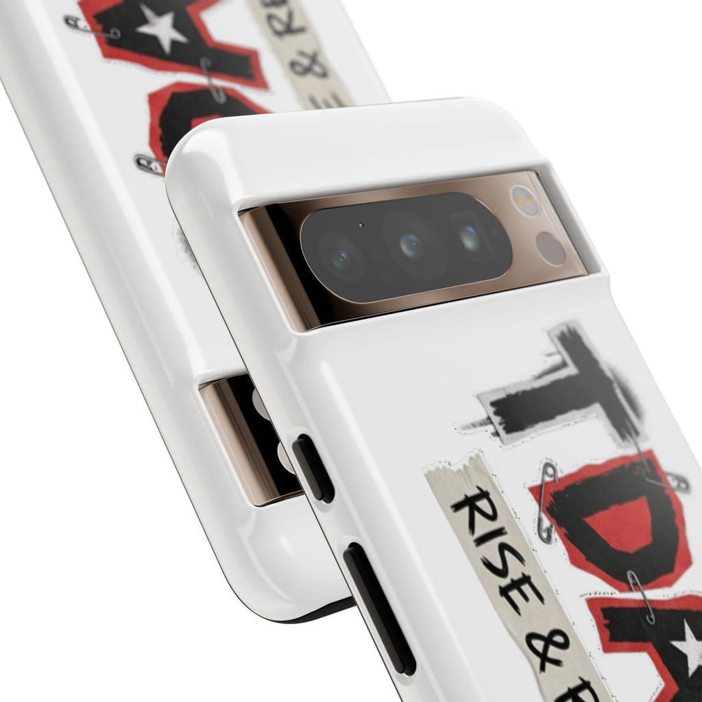 Tough Cases Phone Case – “TDASI Rise & Resist” Punk Graphic Protective Cover