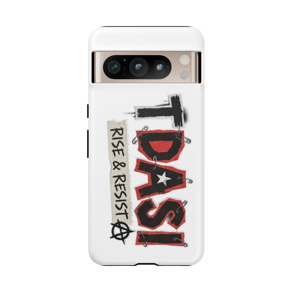 Tough Cases Phone Case – “TDASI Rise & Resist” Punk Graphic Protective Cover
