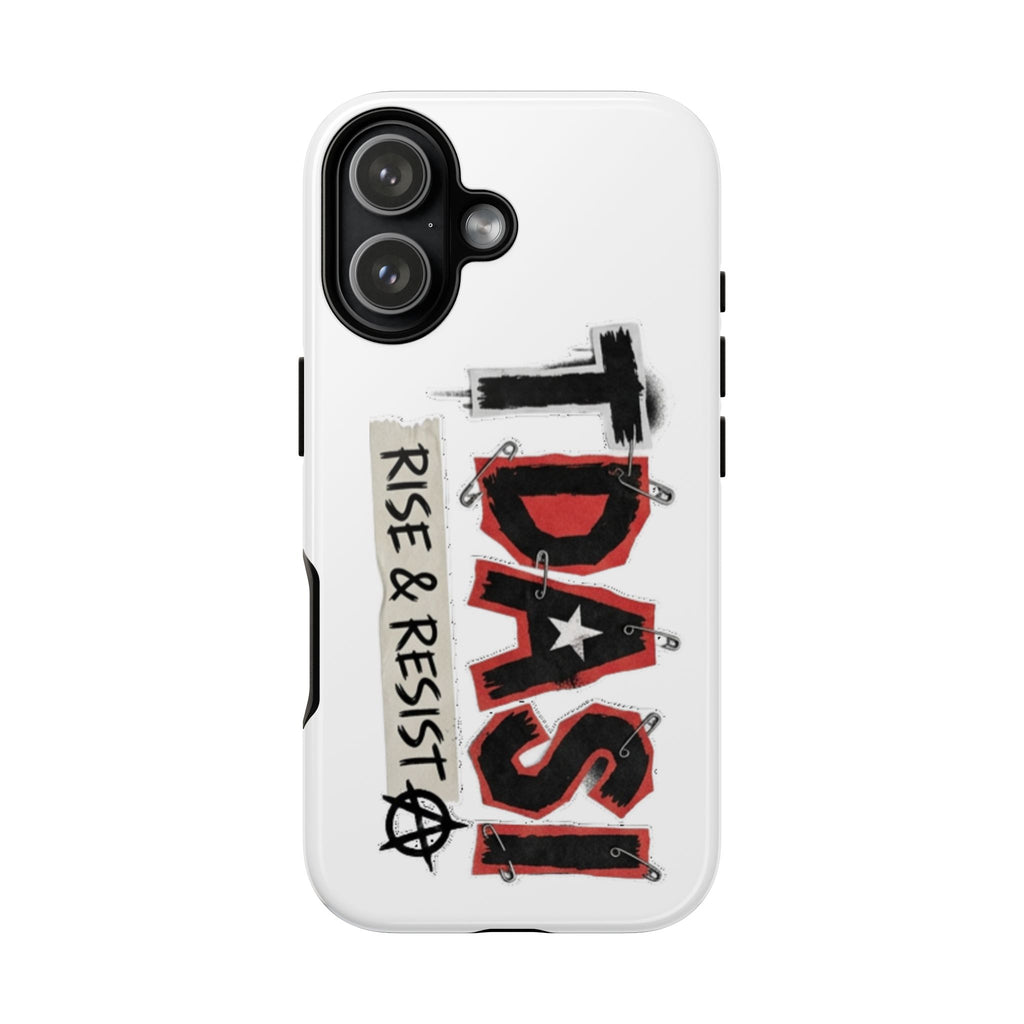 Tough Cases Phone Case – “TDASI Rise & Resist” Punk Graphic Protective Cover