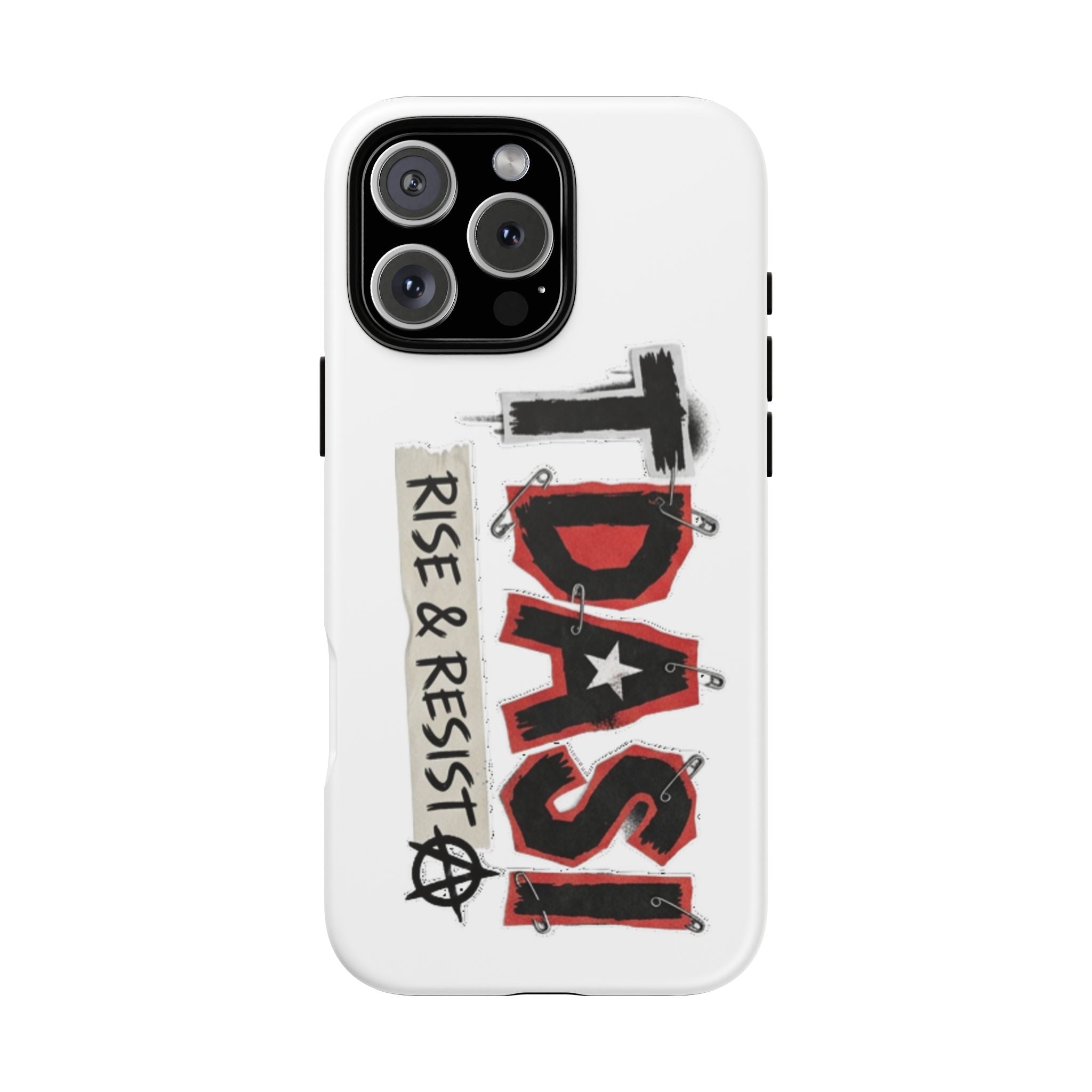 Tough Cases Phone Case – “TDASI Rise & Resist” Punk Graphic Protective Cover