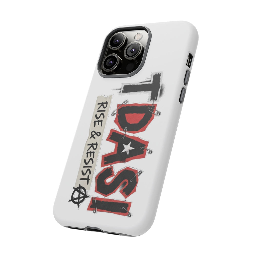 Tough Cases Phone Case – “TDASI Rise & Resist” Punk Graphic Protective Cover