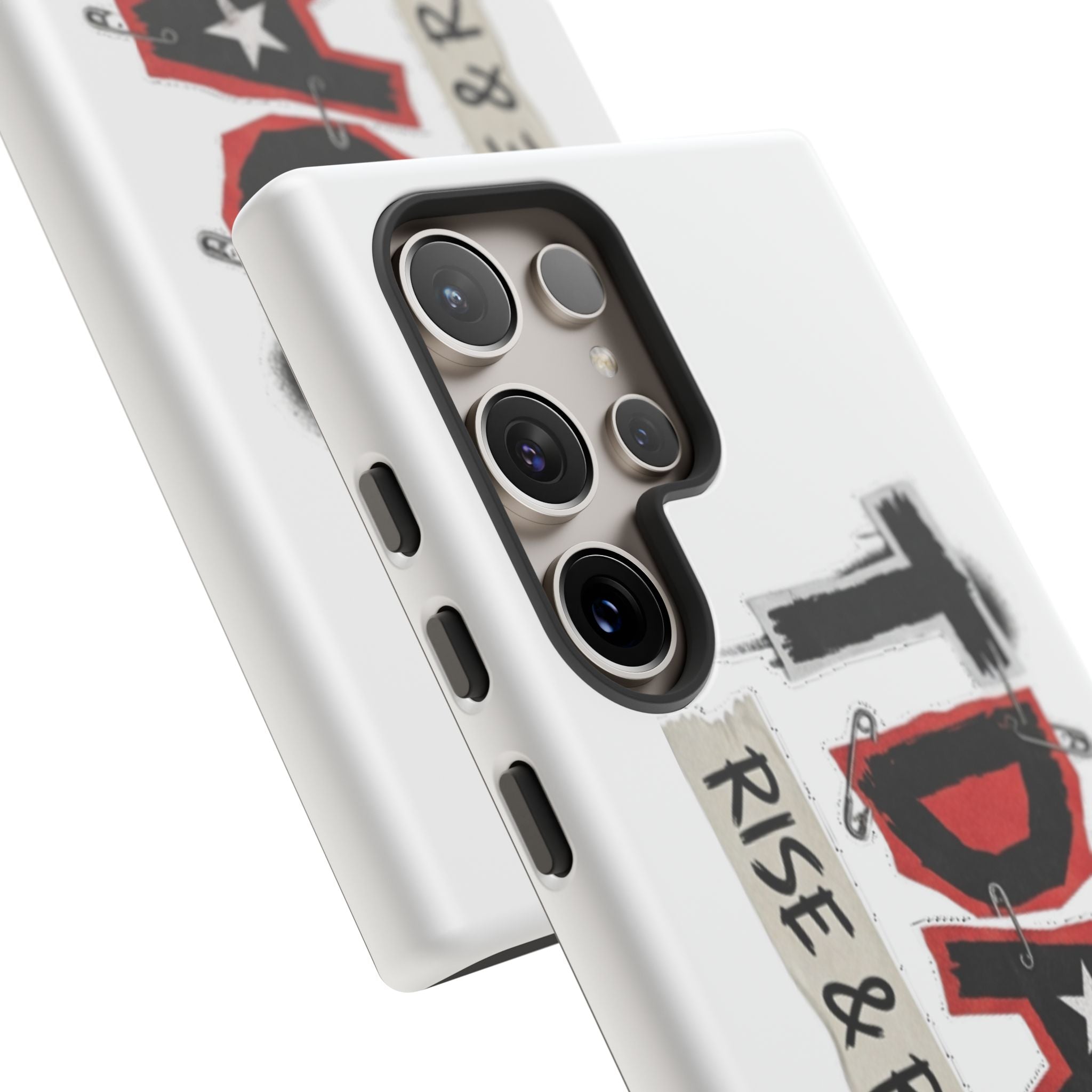 Tough Cases Phone Case – “TDASI Rise & Resist” Punk Graphic Protective Cover