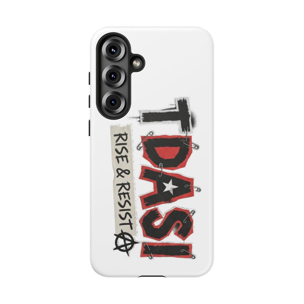 Tough Cases Phone Case – “TDASI Rise & Resist” Punk Graphic Protective Cover