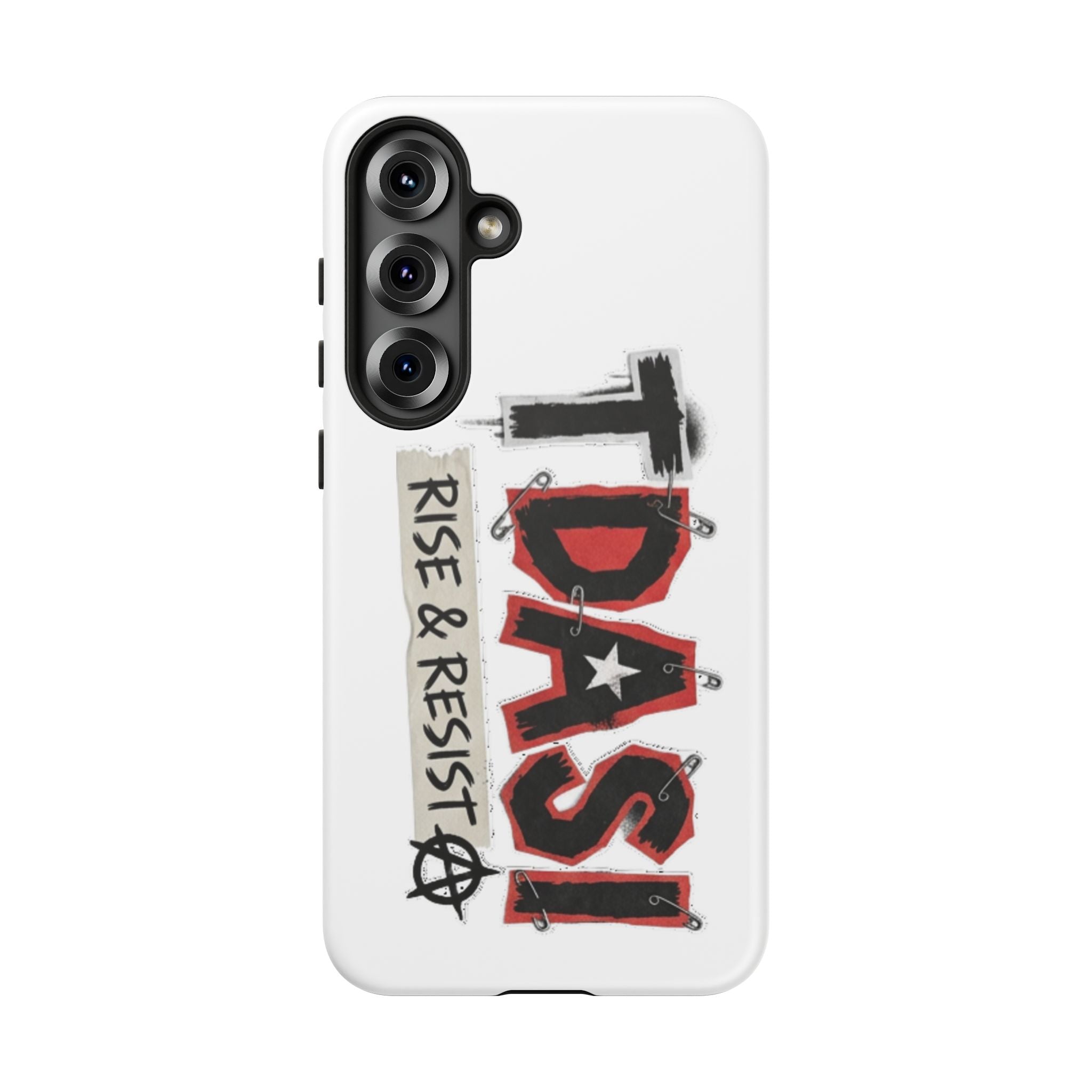 Tough Cases Phone Case – “TDASI Rise & Resist” Punk Graphic Protective Cover