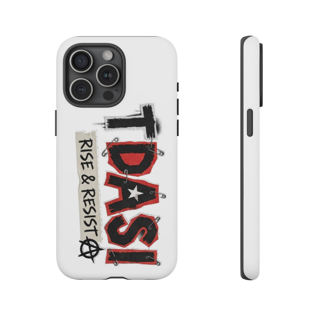 Tough Cases Phone Case – “TDASI Rise & Resist” Punk Graphic Protective Cover