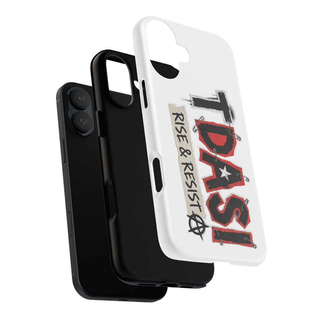 Tough Cases Phone Case – “TDASI Rise & Resist” Punk Graphic Protective Cover