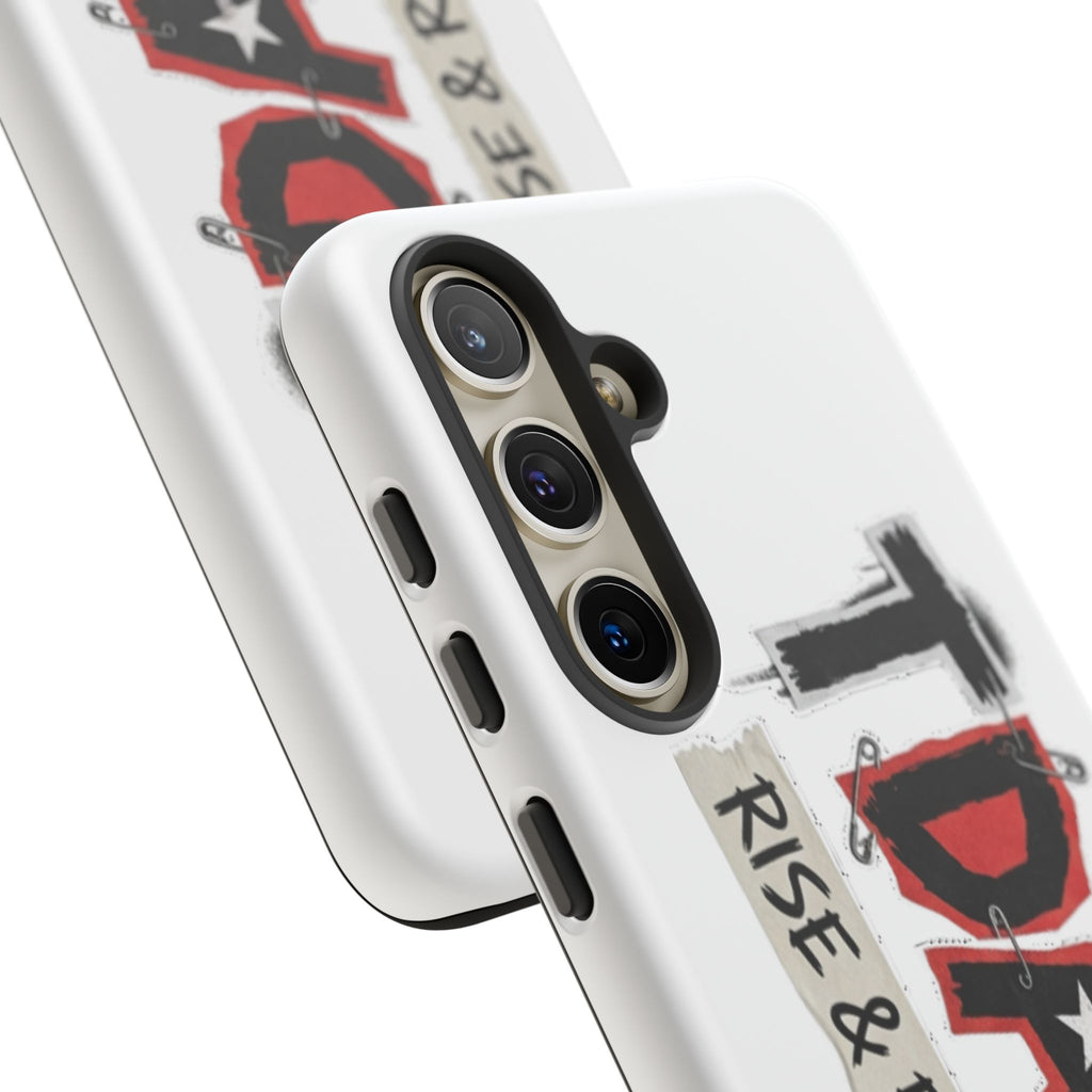 Tough Cases Phone Case – “TDASI Rise & Resist” Punk Graphic Protective Cover