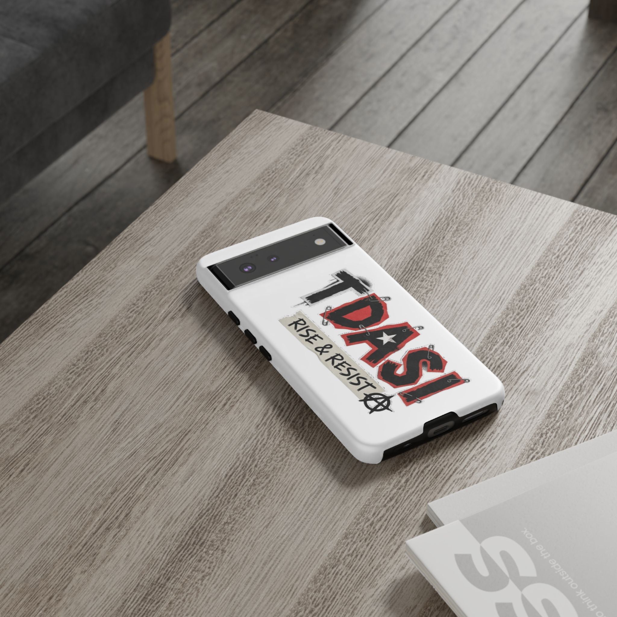 Tough Cases Phone Case – “TDASI Rise & Resist” Punk Graphic Protective Cover
