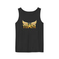 Angel Wings 'TDASI' Graphic Tank Top — Gold Halo Logo Sleeveless Tee
