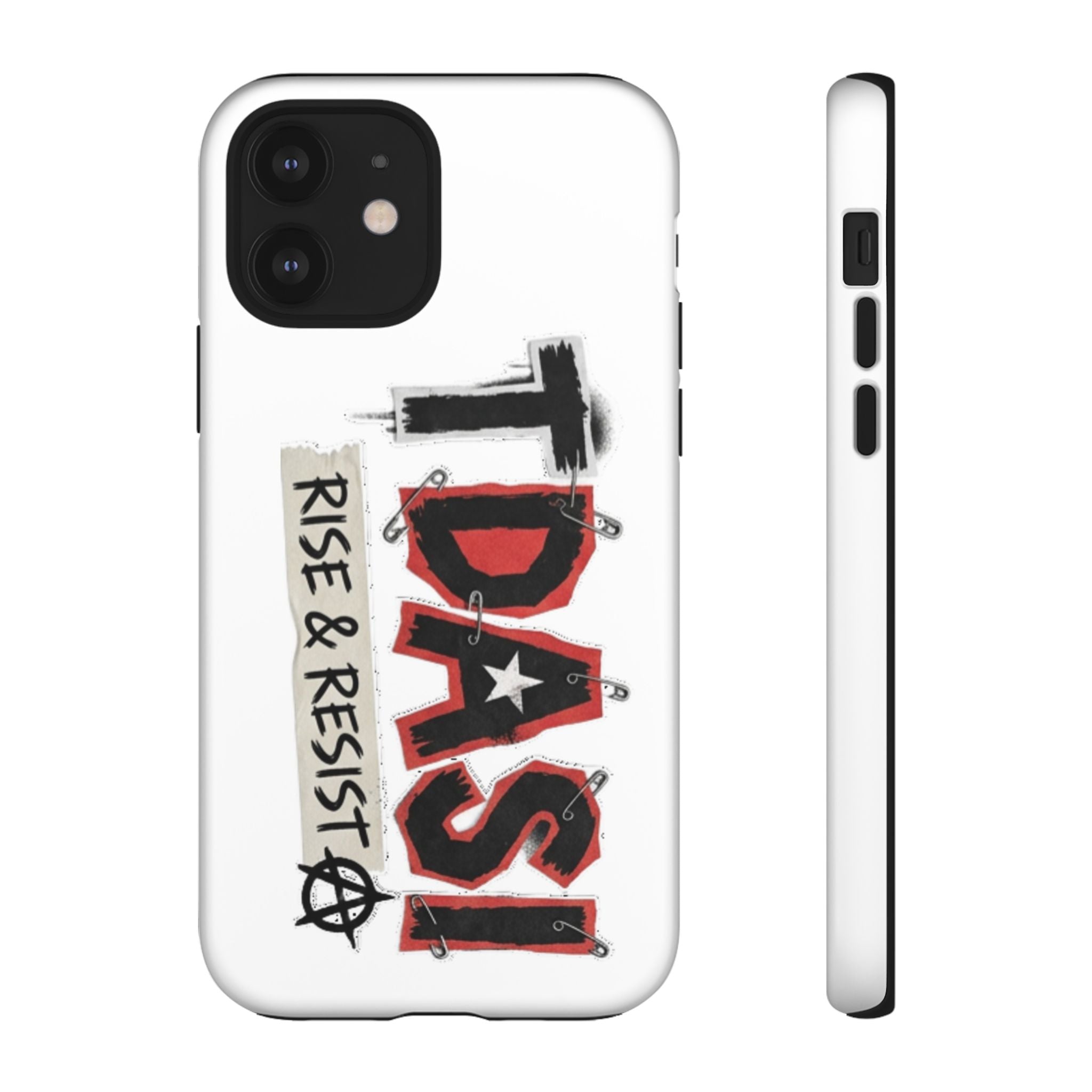 Tough Cases Phone Case – “TDASI Rise & Resist” Punk Graphic Protective Cover