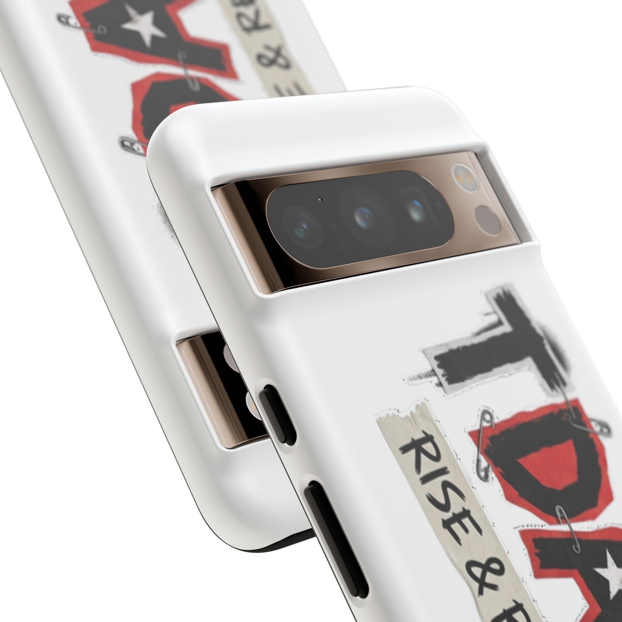 Tough Cases Phone Case – “TDASI Rise & Resist” Punk Graphic Protective Cover