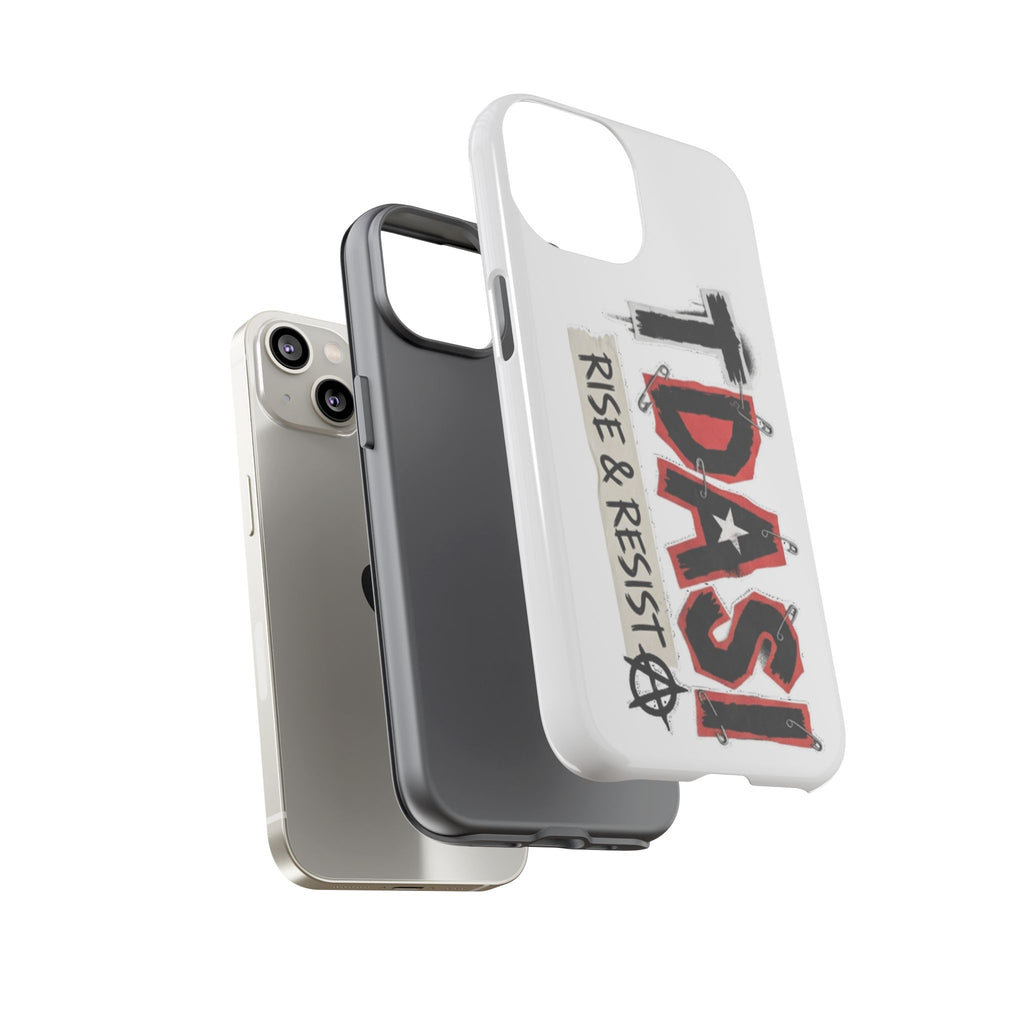 Tough Cases Phone Case – “TDASI Rise & Resist” Punk Graphic Protective Cover