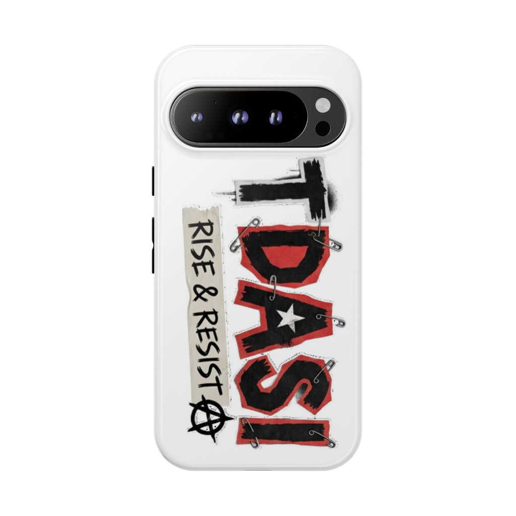 Tough Cases Phone Case – “TDASI Rise & Resist” Punk Graphic Protective Cover