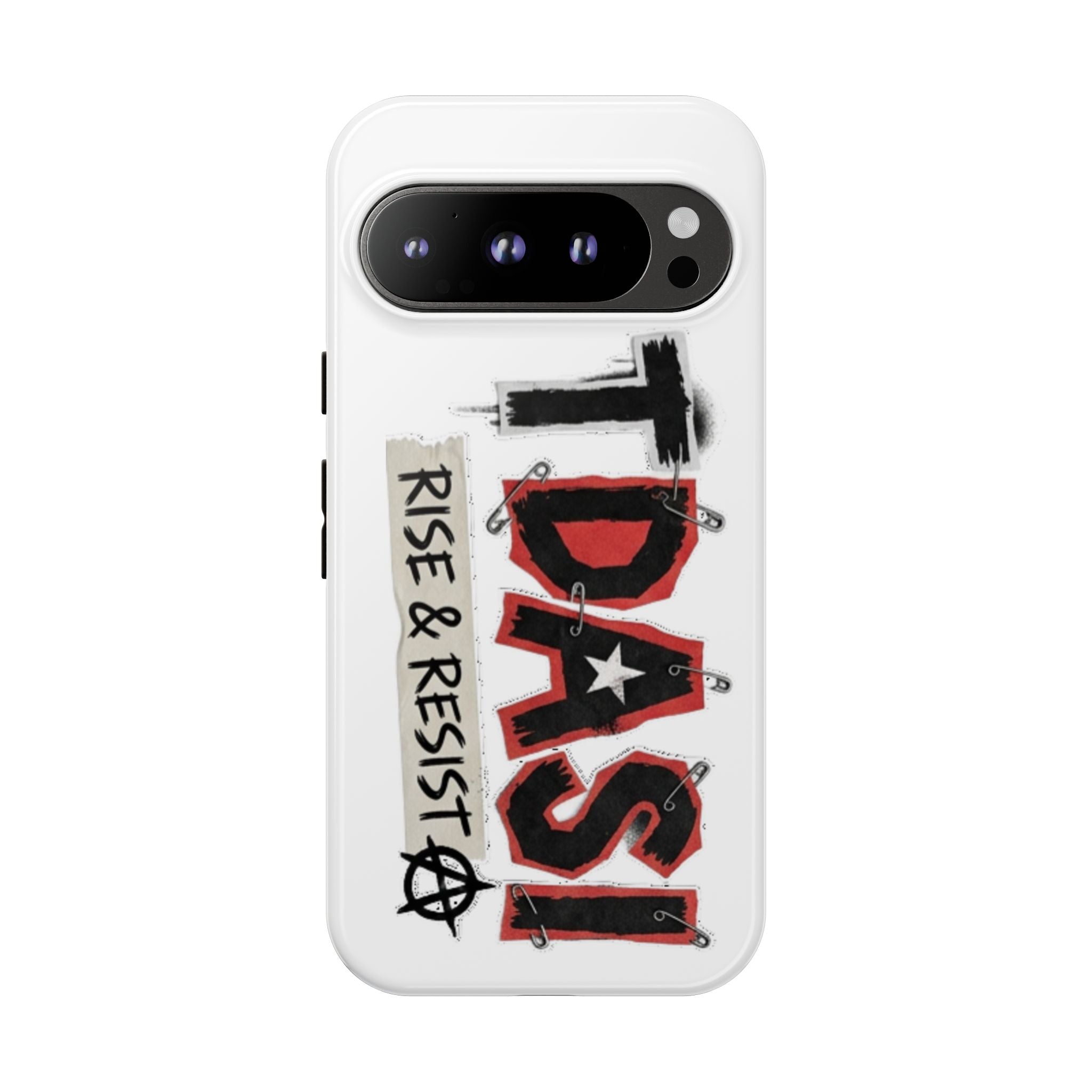 Tough Cases Phone Case – “TDASI Rise & Resist” Punk Graphic Protective Cover