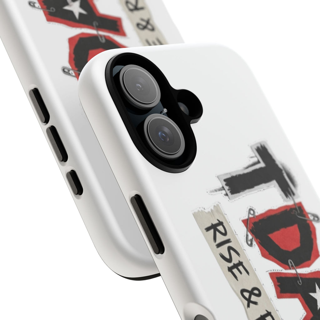 Tough Cases Phone Case – “TDASI Rise & Resist” Punk Graphic Protective Cover