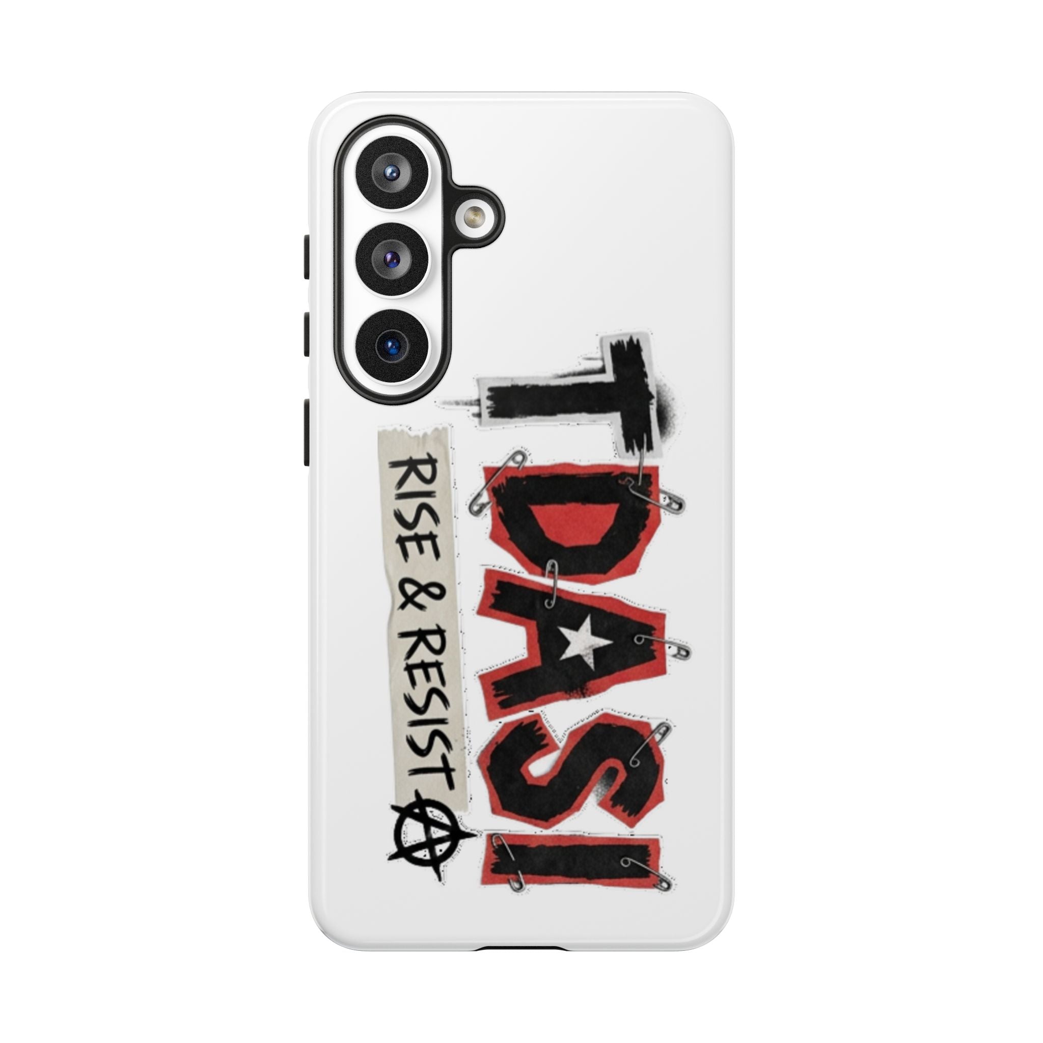 Tough Cases Phone Case – “TDASI Rise & Resist” Punk Graphic Protective Cover