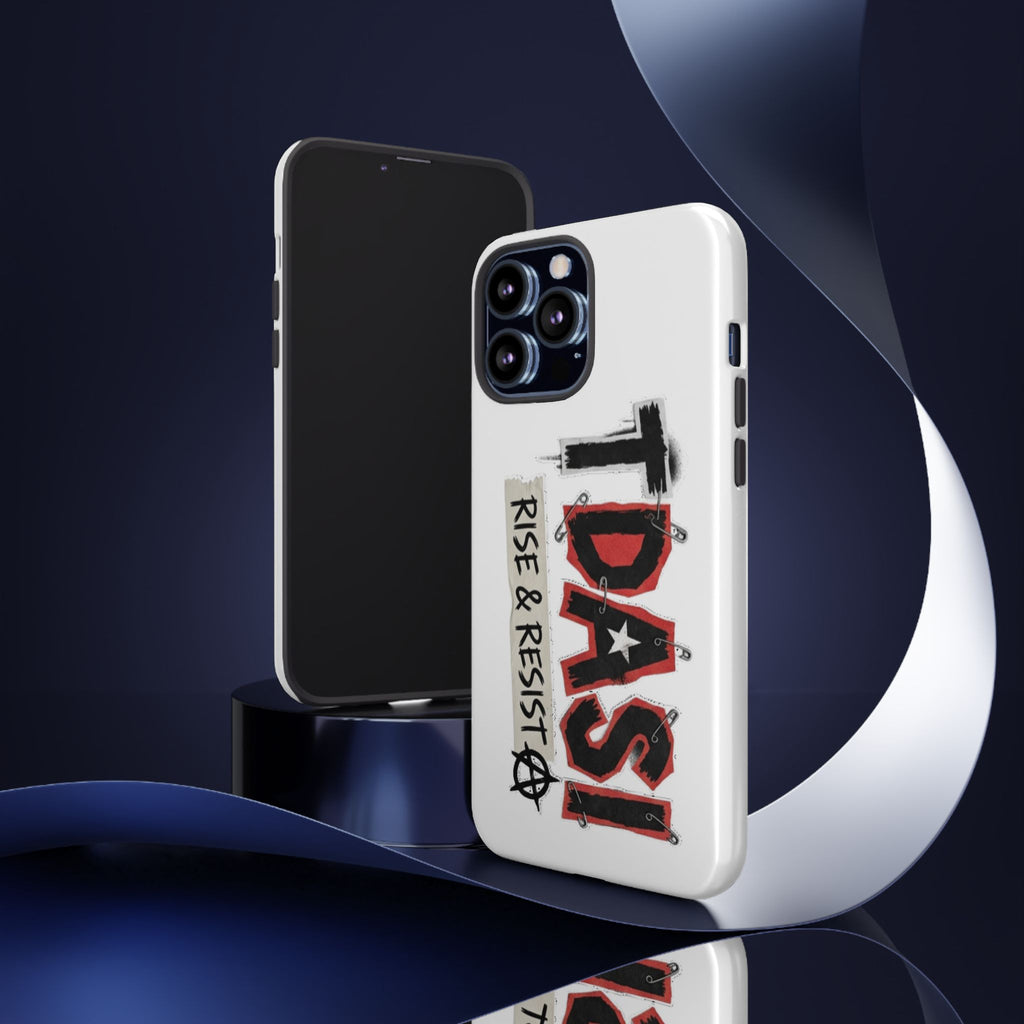 Tough Cases Phone Case – “TDASI Rise & Resist” Punk Graphic Protective Cover