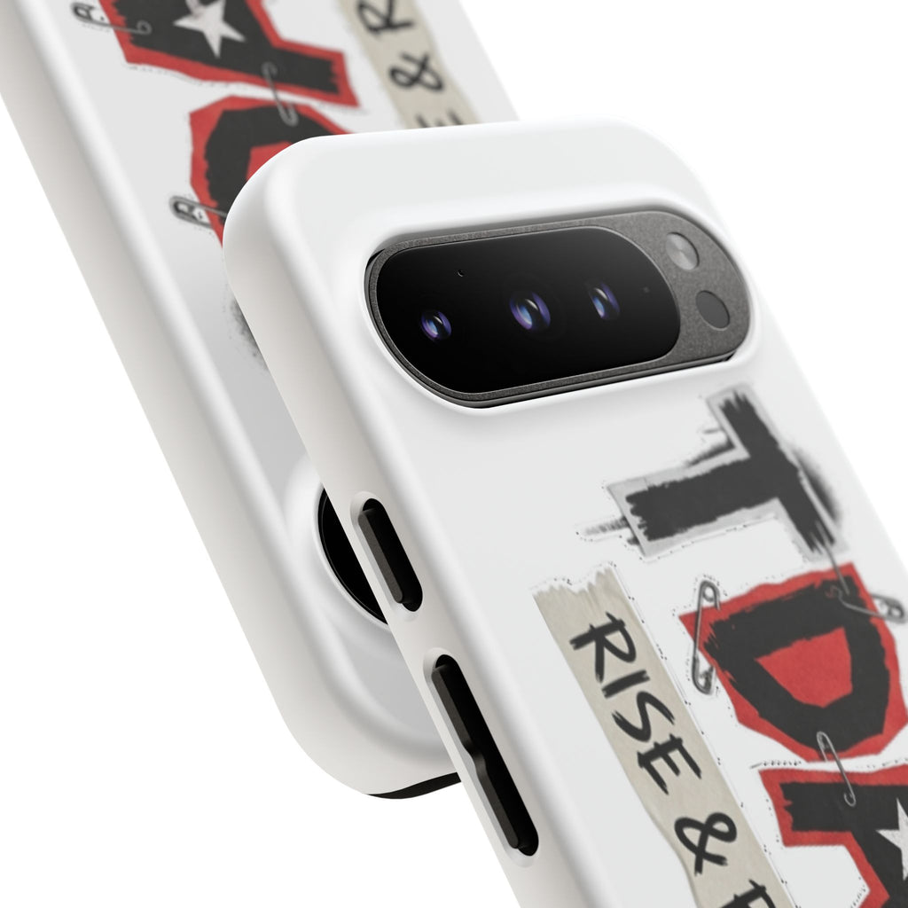 Tough Cases Phone Case – “TDASI Rise & Resist” Punk Graphic Protective Cover