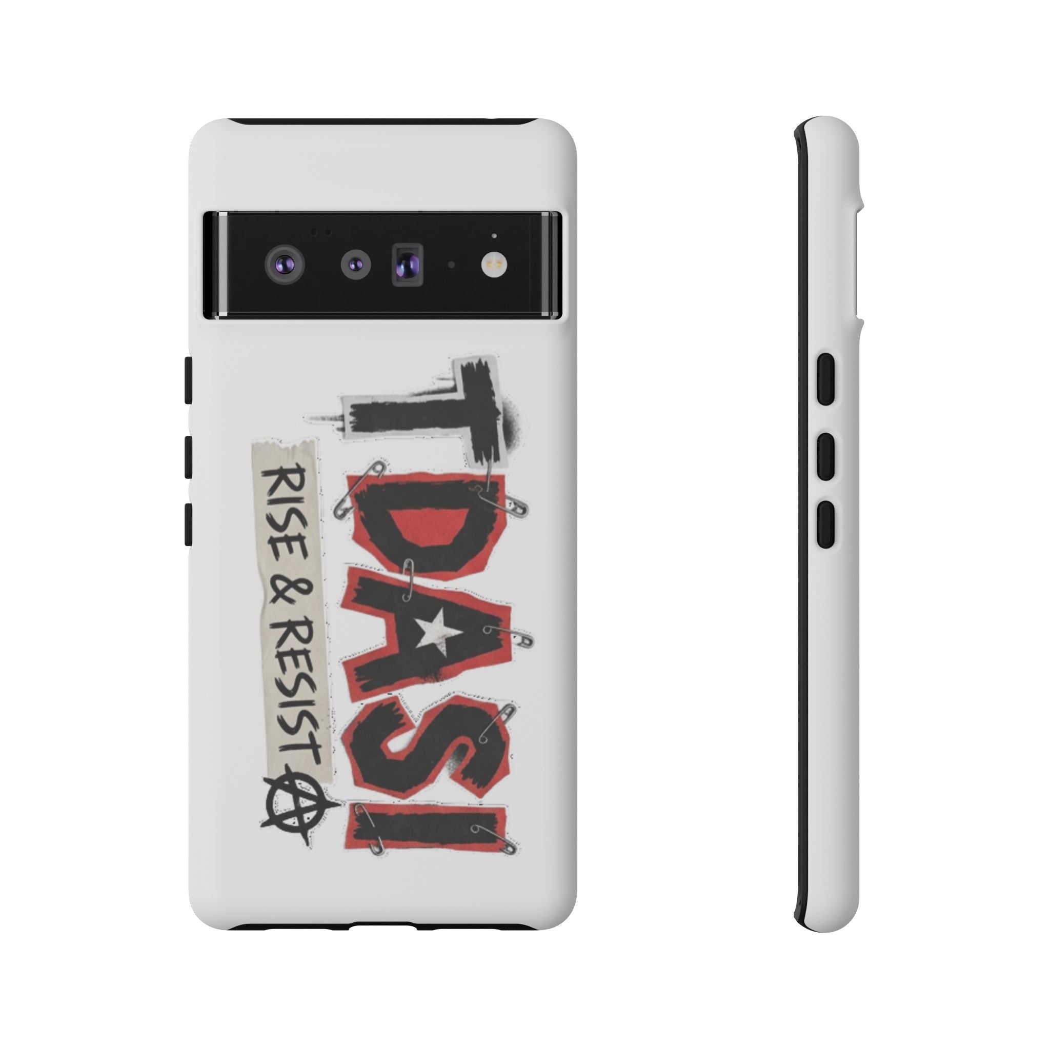 Tough Cases Phone Case – “TDASI Rise & Resist” Punk Graphic Protective Cover