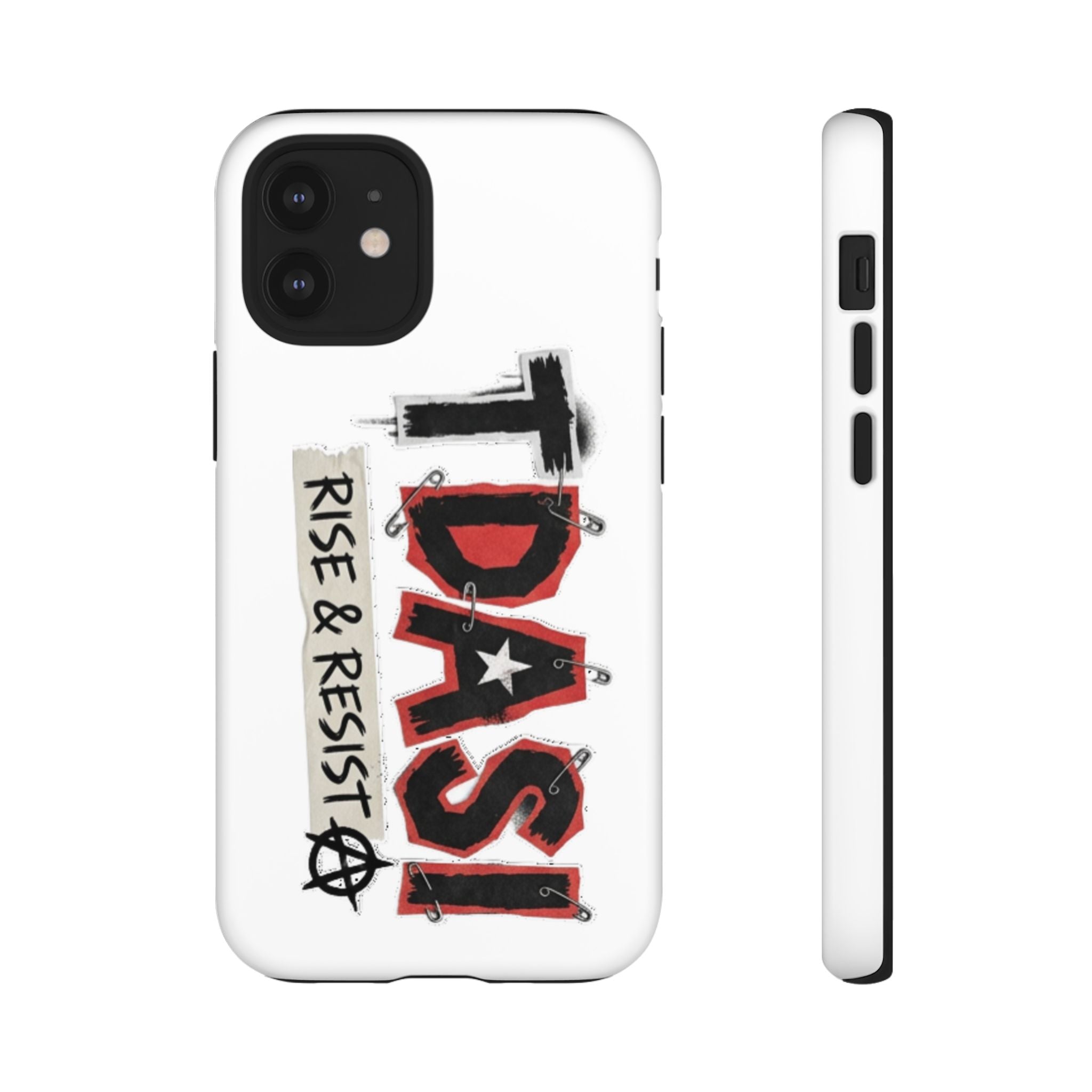 Tough Cases Phone Case – “TDASI Rise & Resist” Punk Graphic Protective Cover