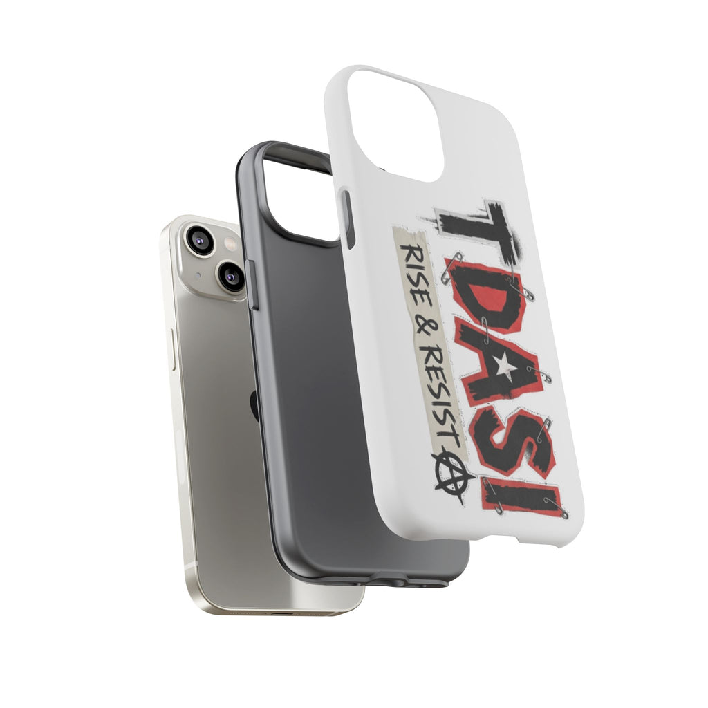 Tough Cases Phone Case – “TDASI Rise & Resist” Punk Graphic Protective Cover