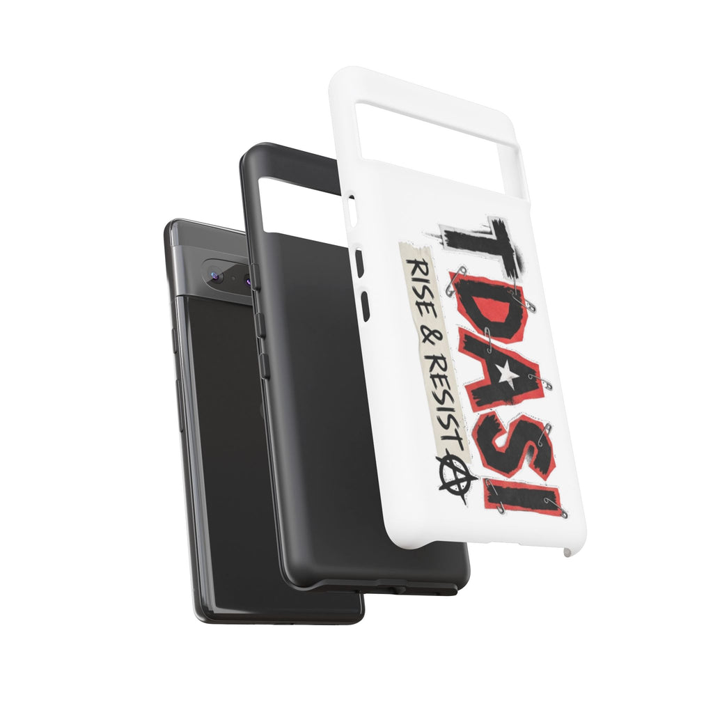 Tough Cases Phone Case – “TDASI Rise & Resist” Punk Graphic Protective Cover