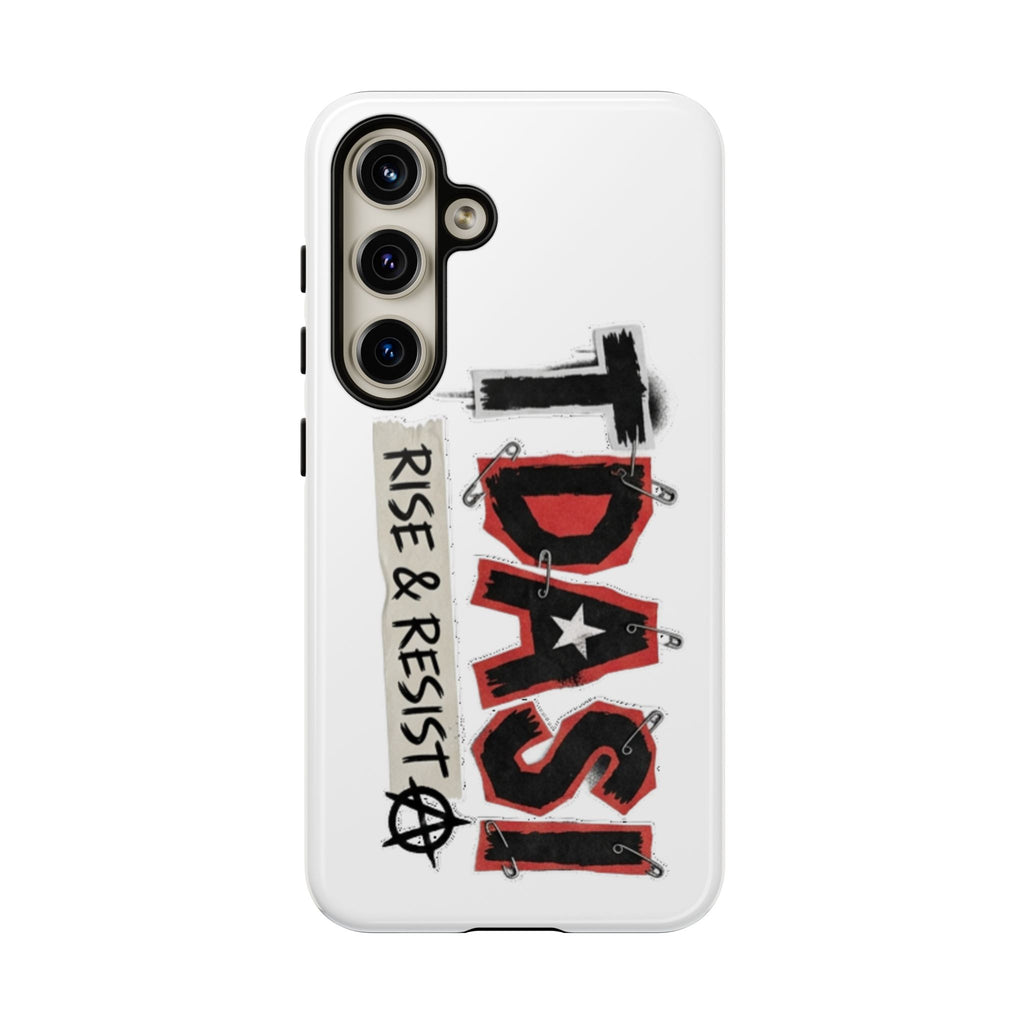 Tough Cases Phone Case – “TDASI Rise & Resist” Punk Graphic Protective Cover